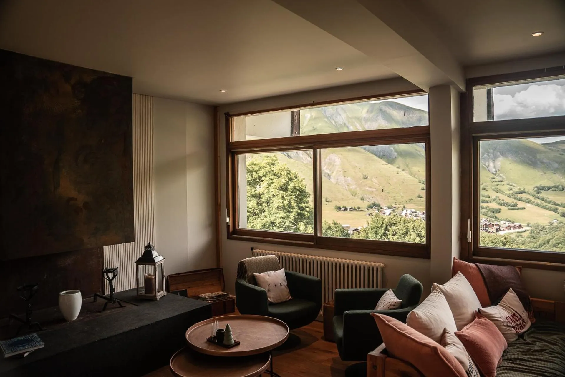 Living room in Les Cèdres - Hôtel - Restaurants - Spa