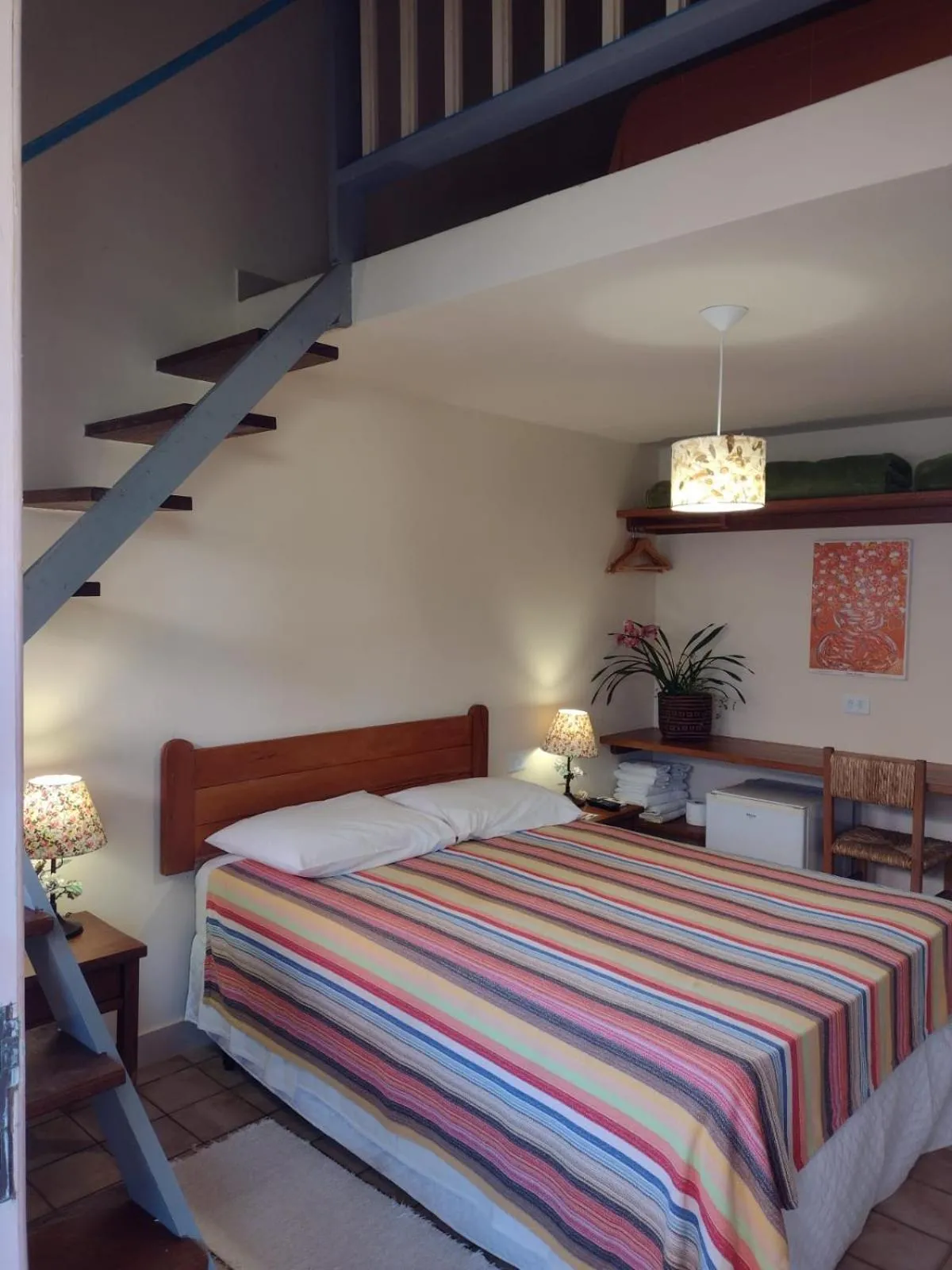 Quadruple Room with Private Bathroom in Pousada Ana Doce