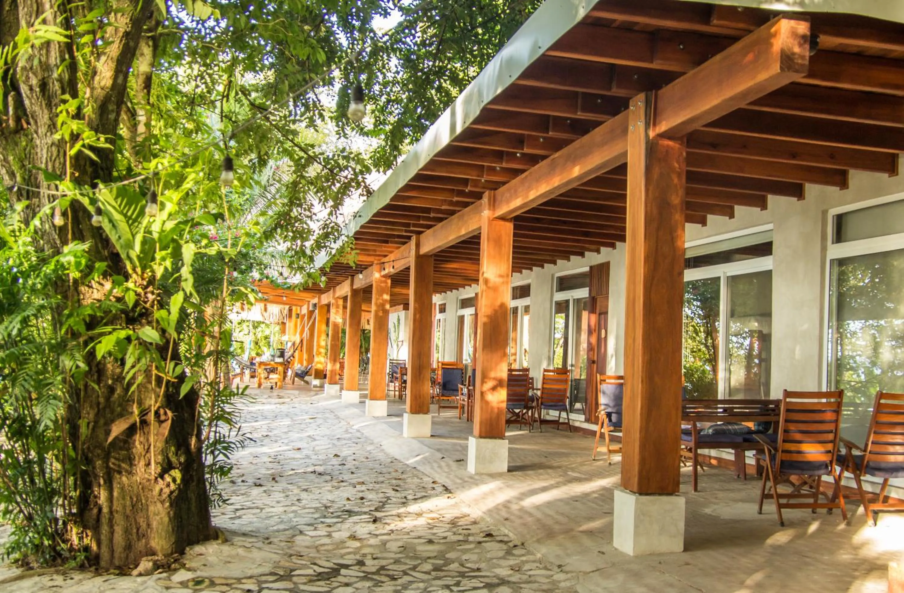 Patio in Hotel Gringo Perdido