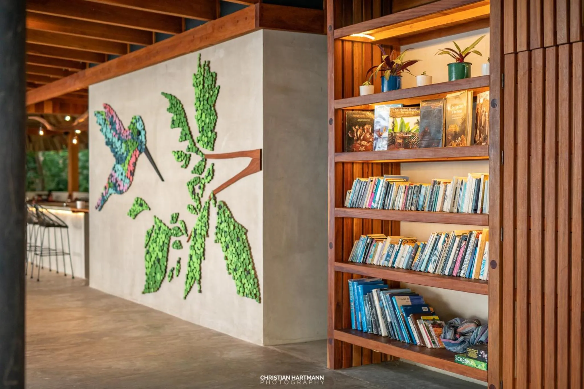 Library in Hotel Gringo Perdido