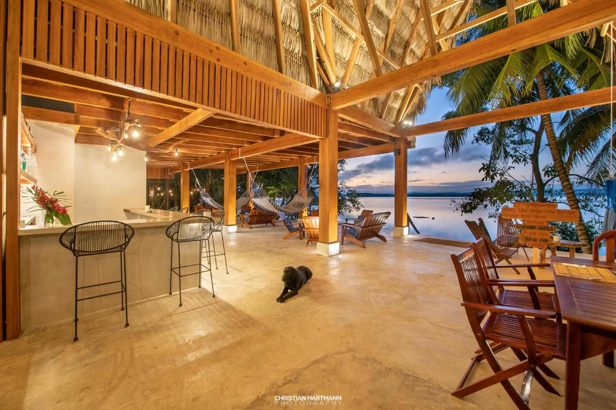 Seating area in Hotel Gringo Perdido