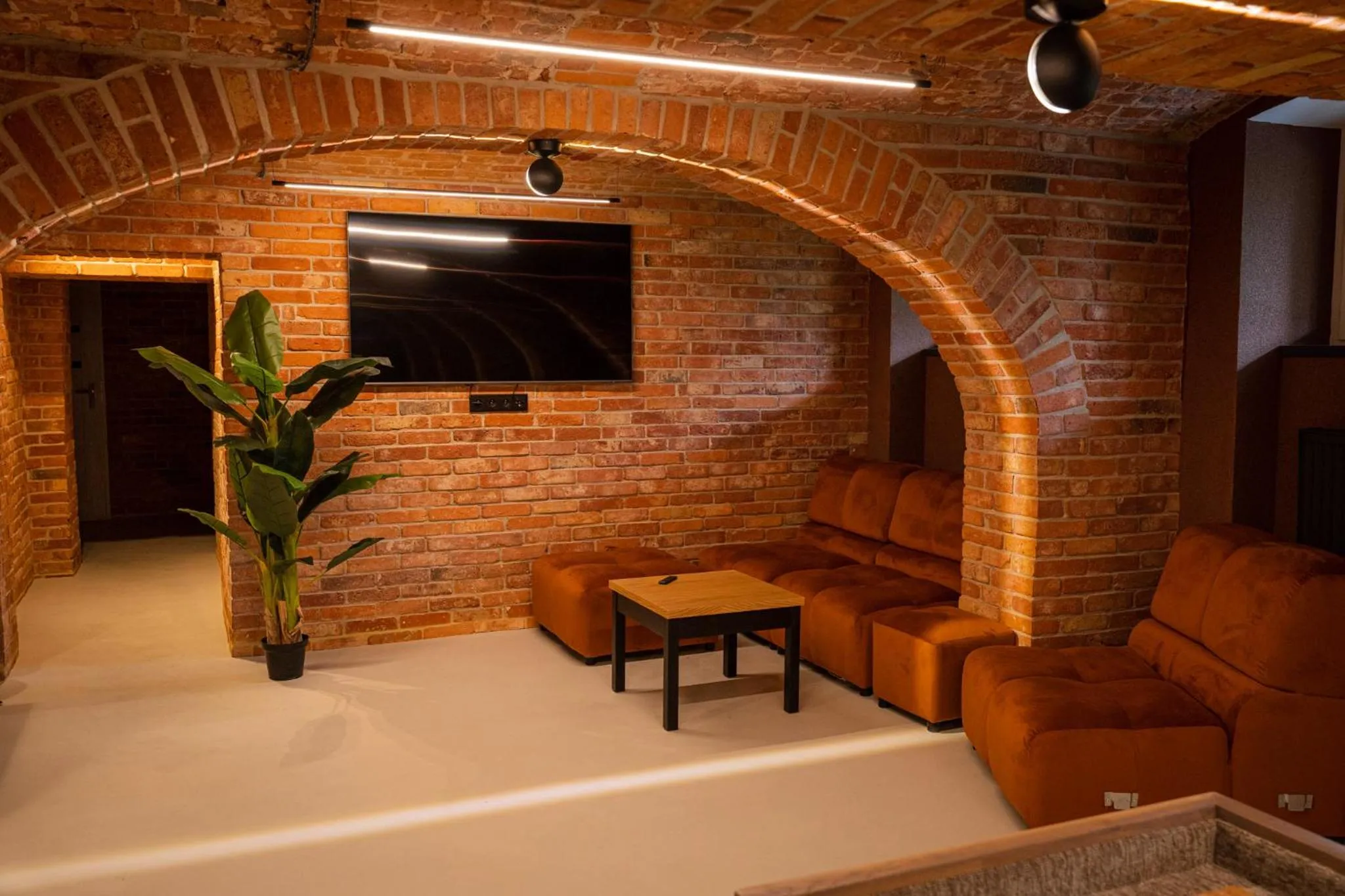 Seating area in Sanatorium Muszelka