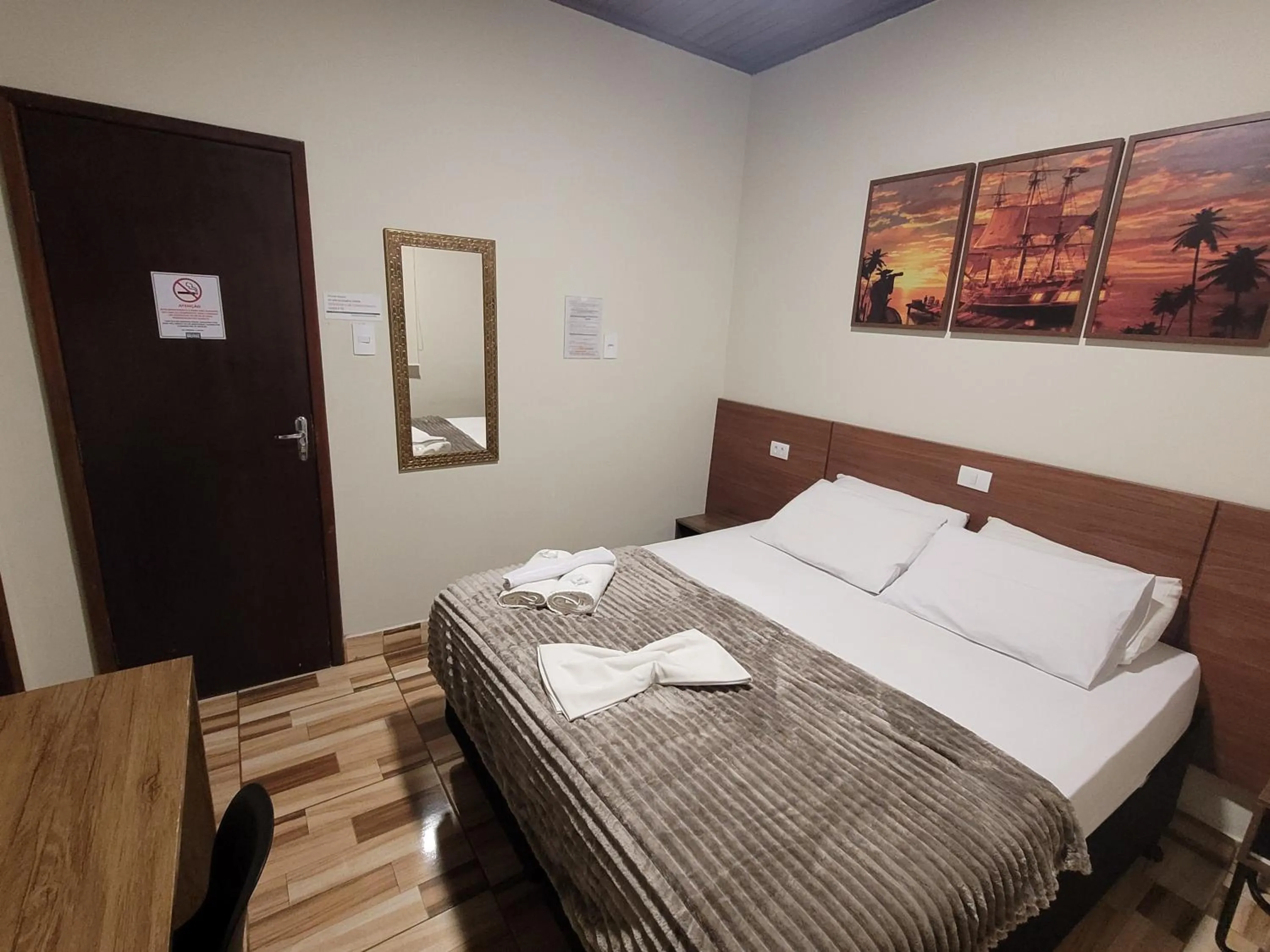 Bed in Hotel Serra do Mar