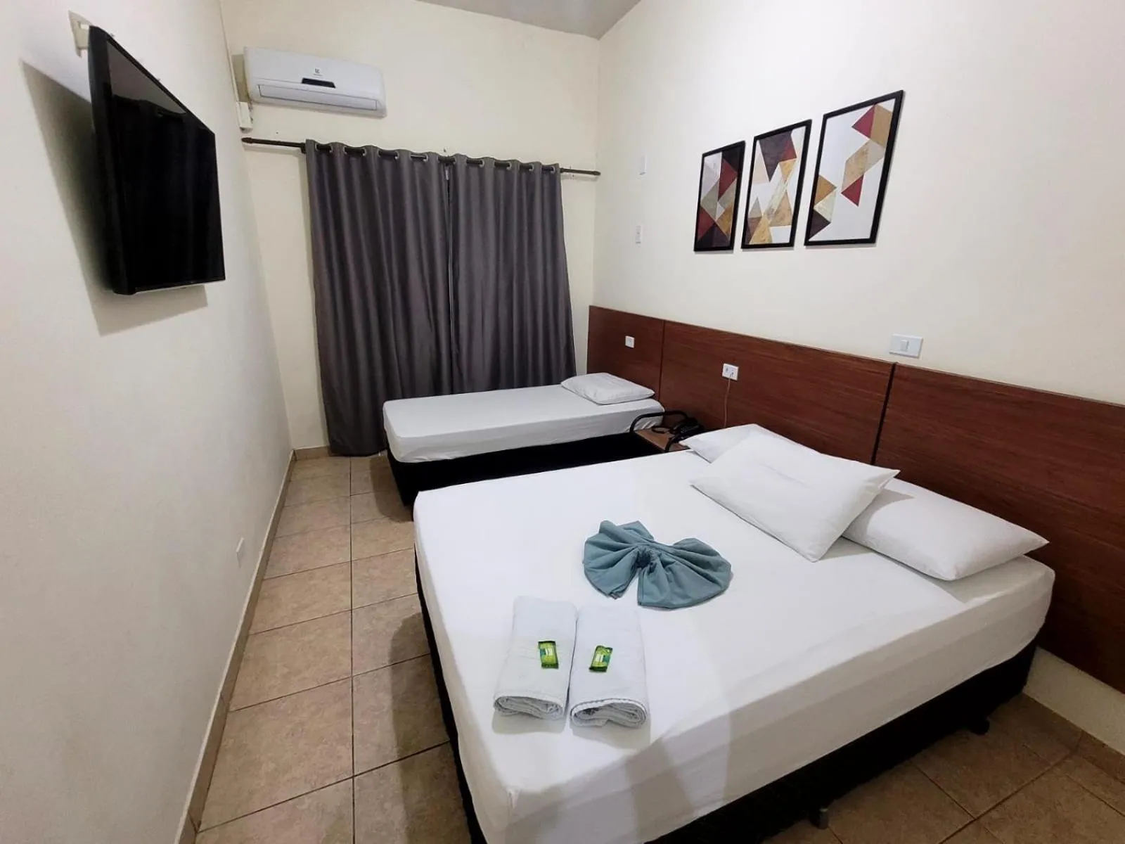 Bed in Hotel Serra do Mar
