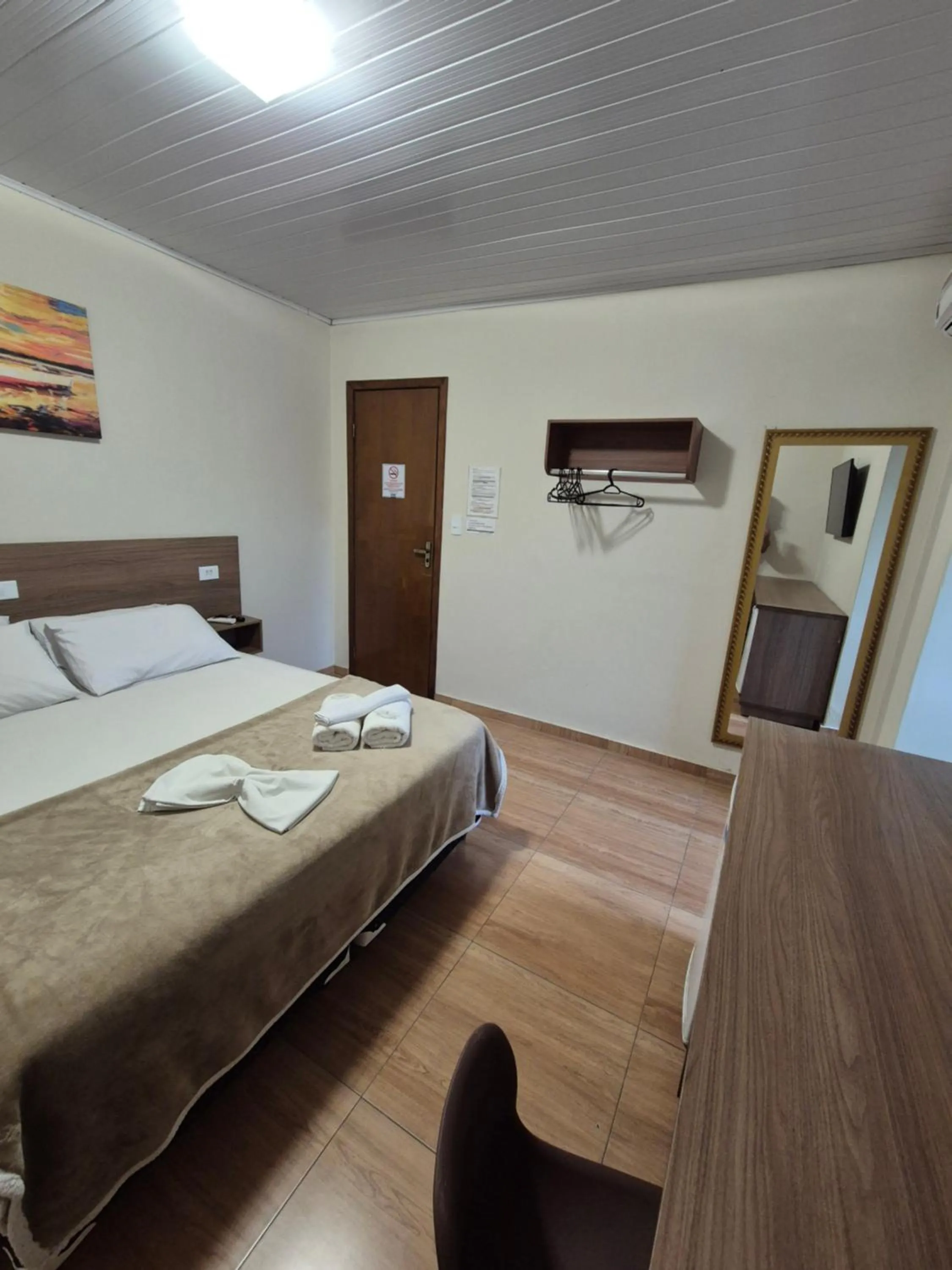 Bed in Hotel Serra do Mar