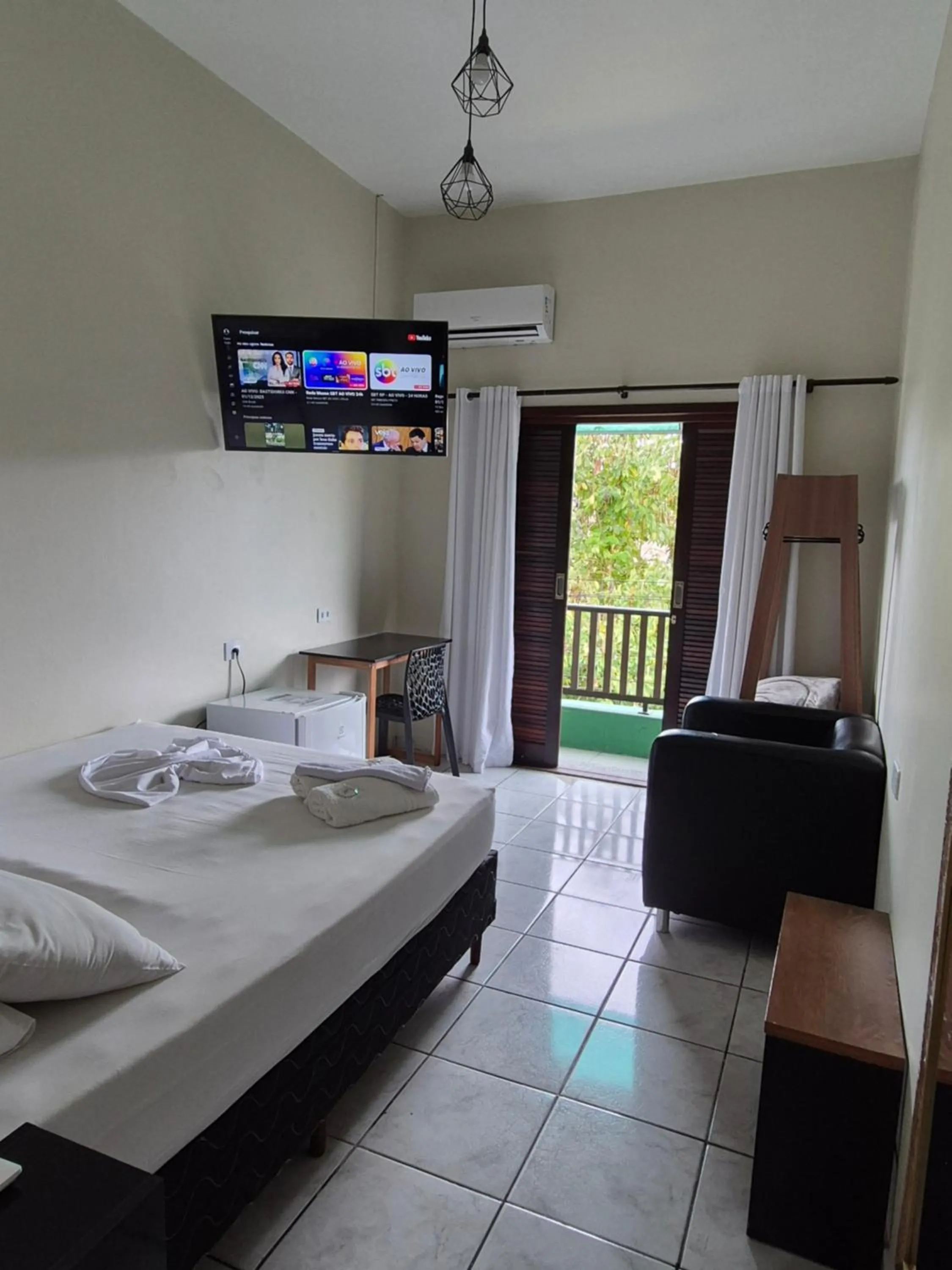 Bed in Hotel Serra do Mar