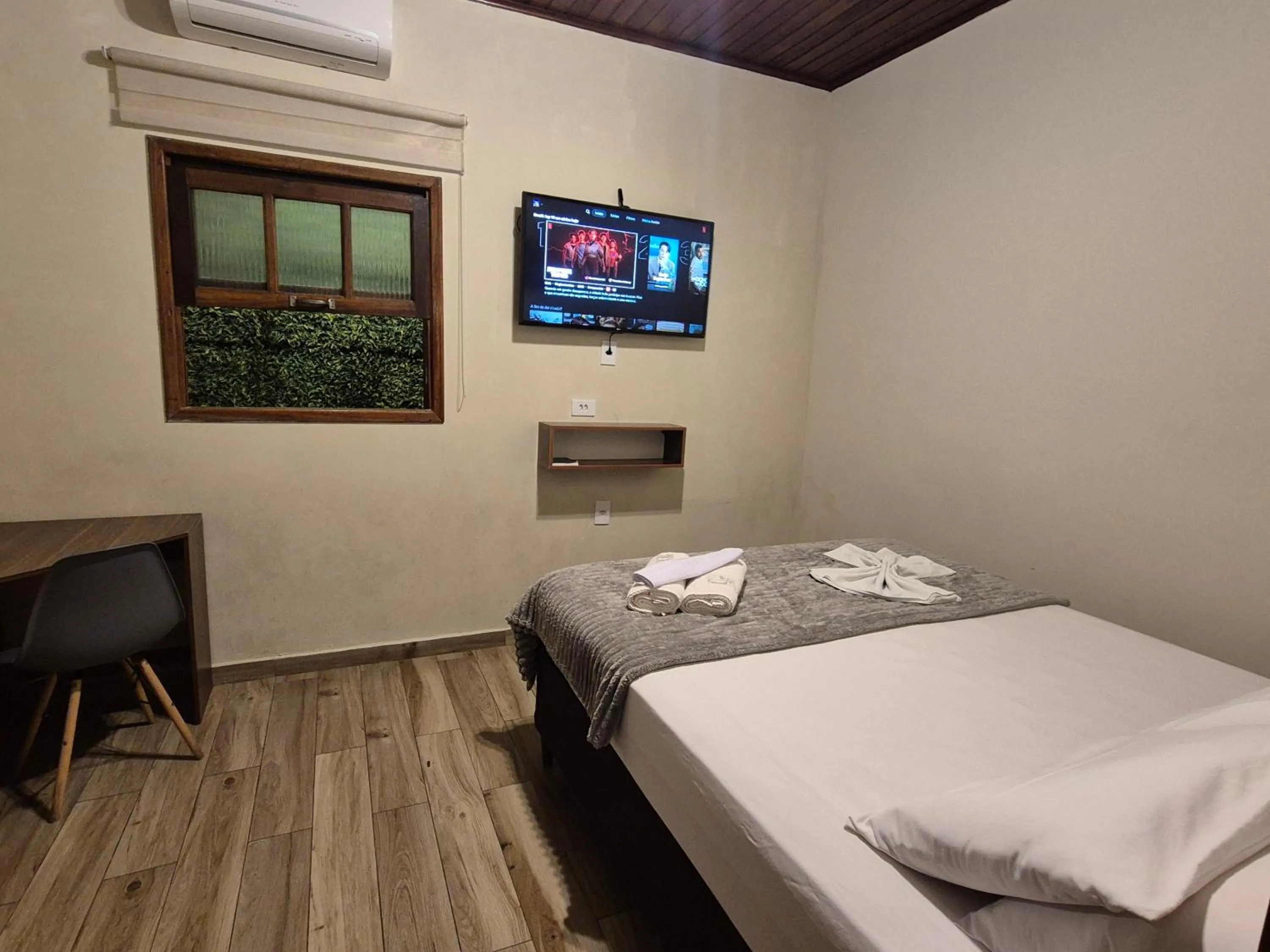 Bed in Hotel Serra do Mar