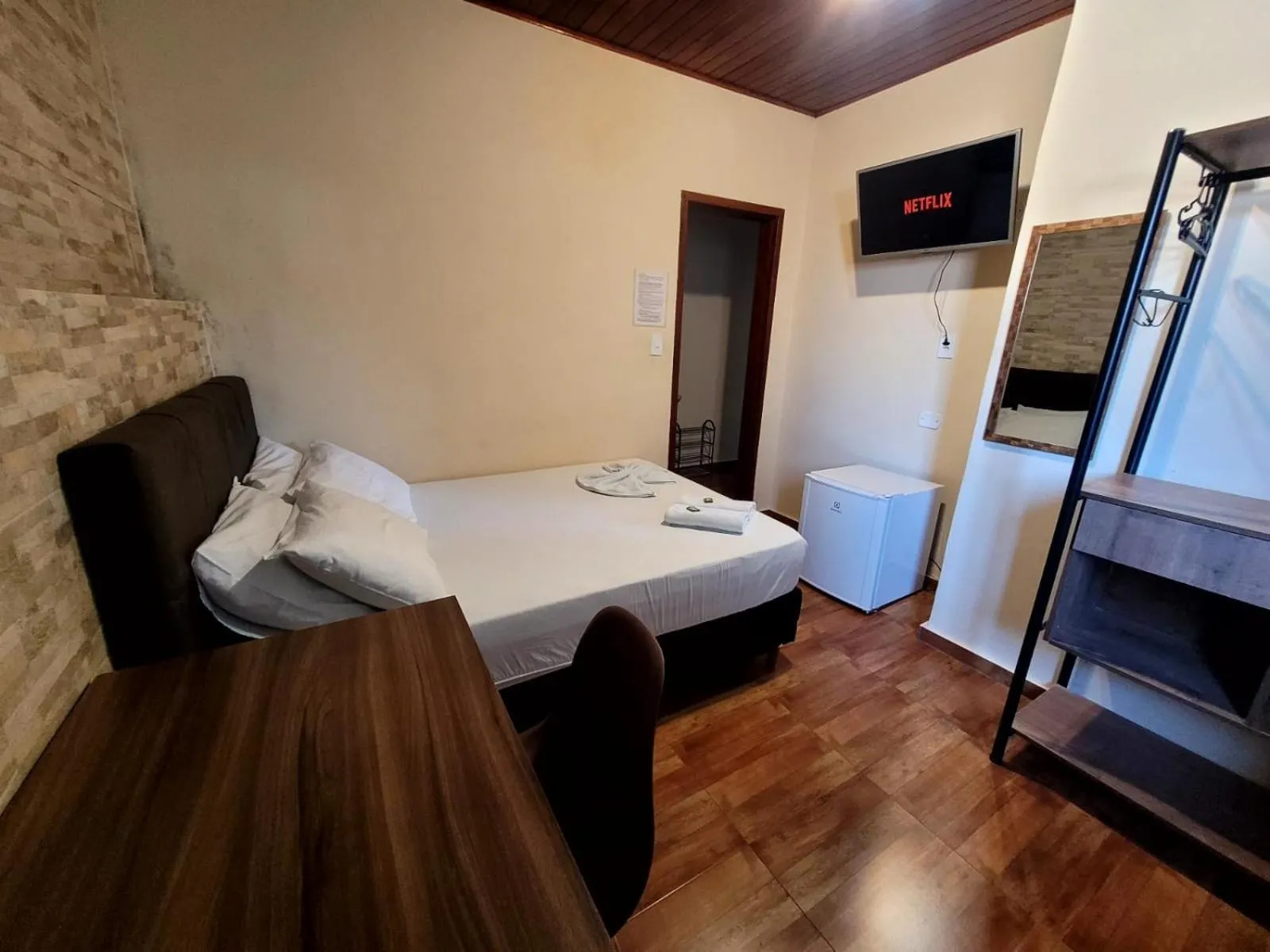 Bed in Hotel Serra do Mar