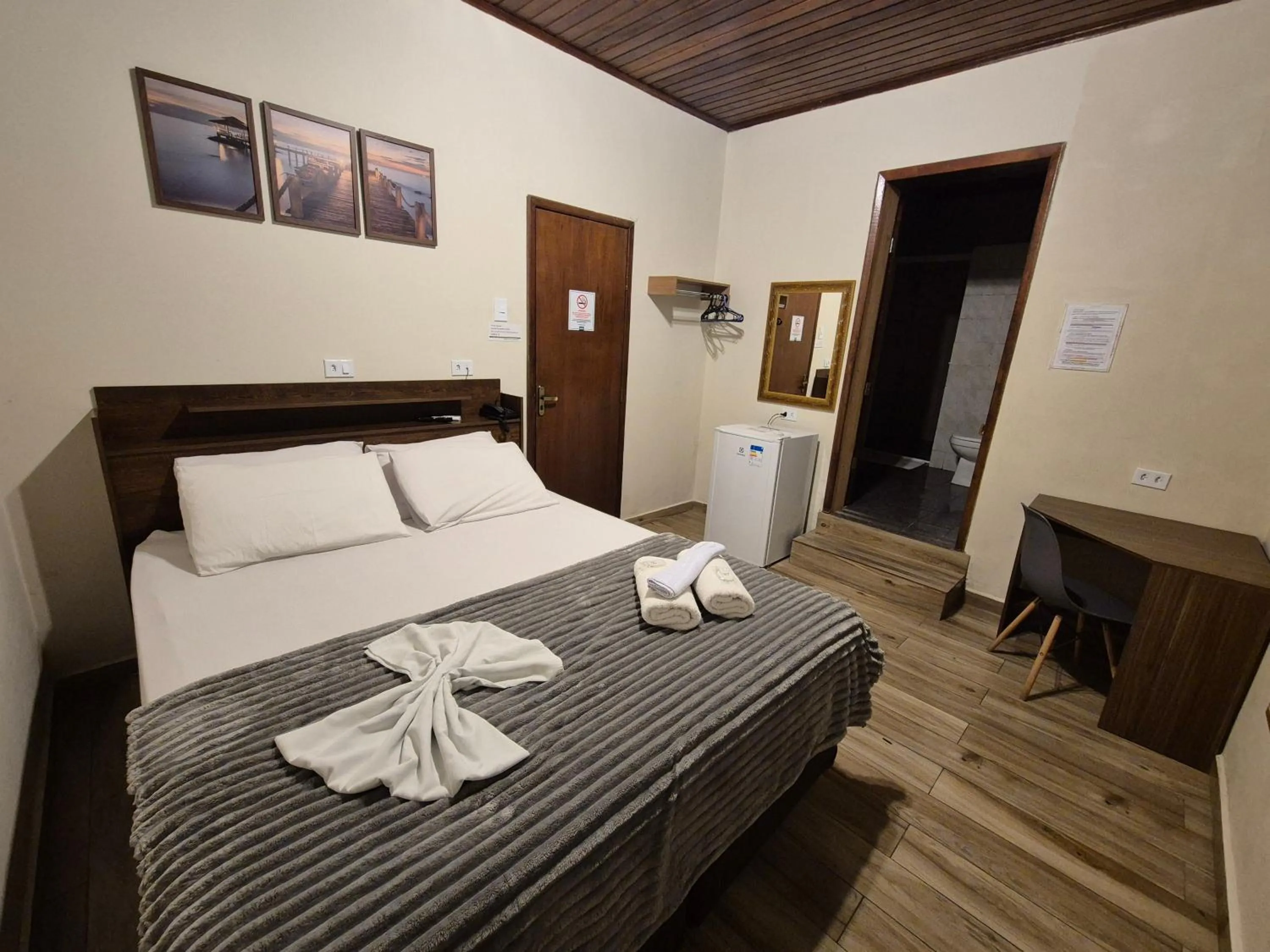 Bed in Hotel Serra do Mar
