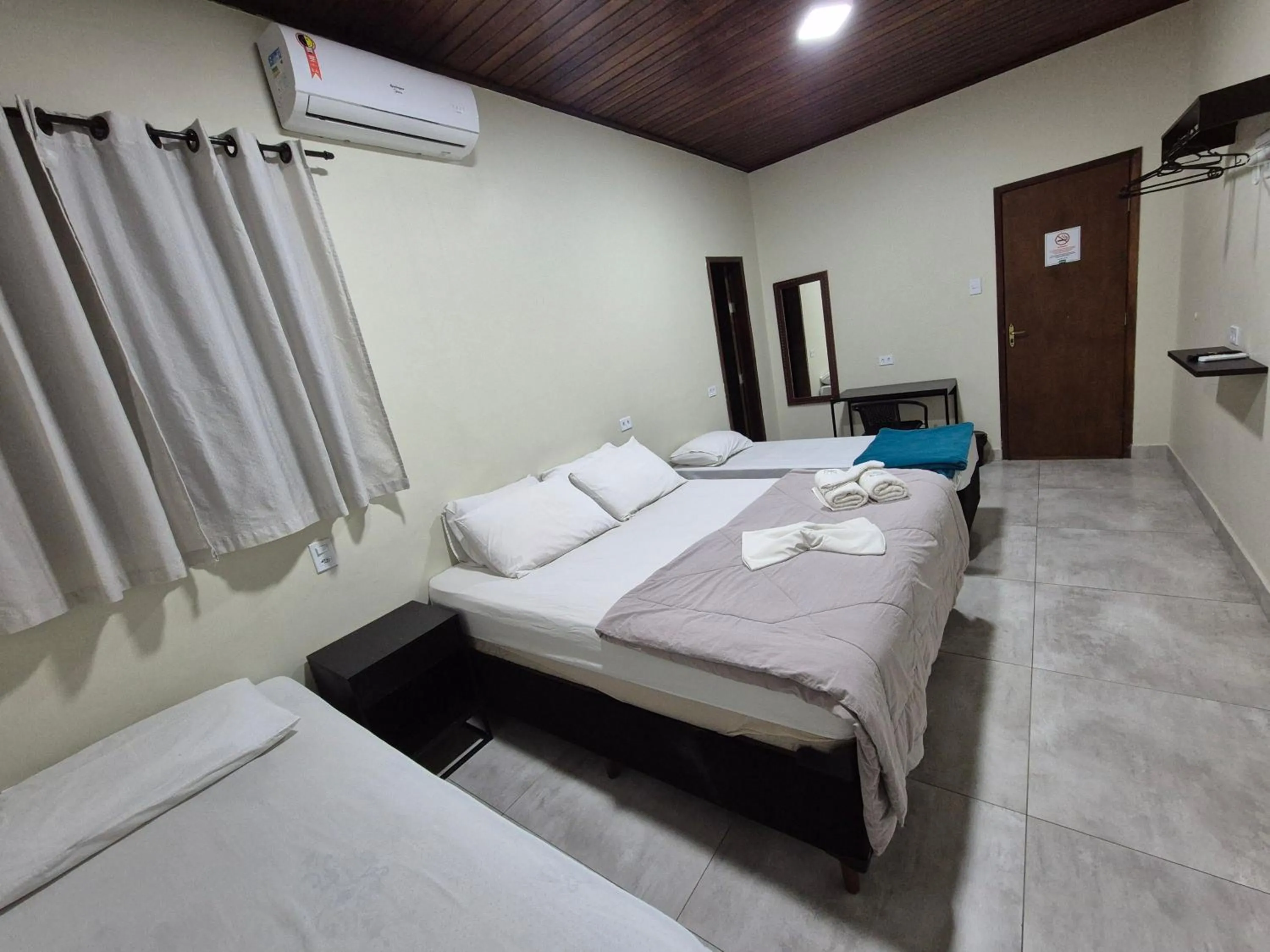 Bed in Hotel Serra do Mar