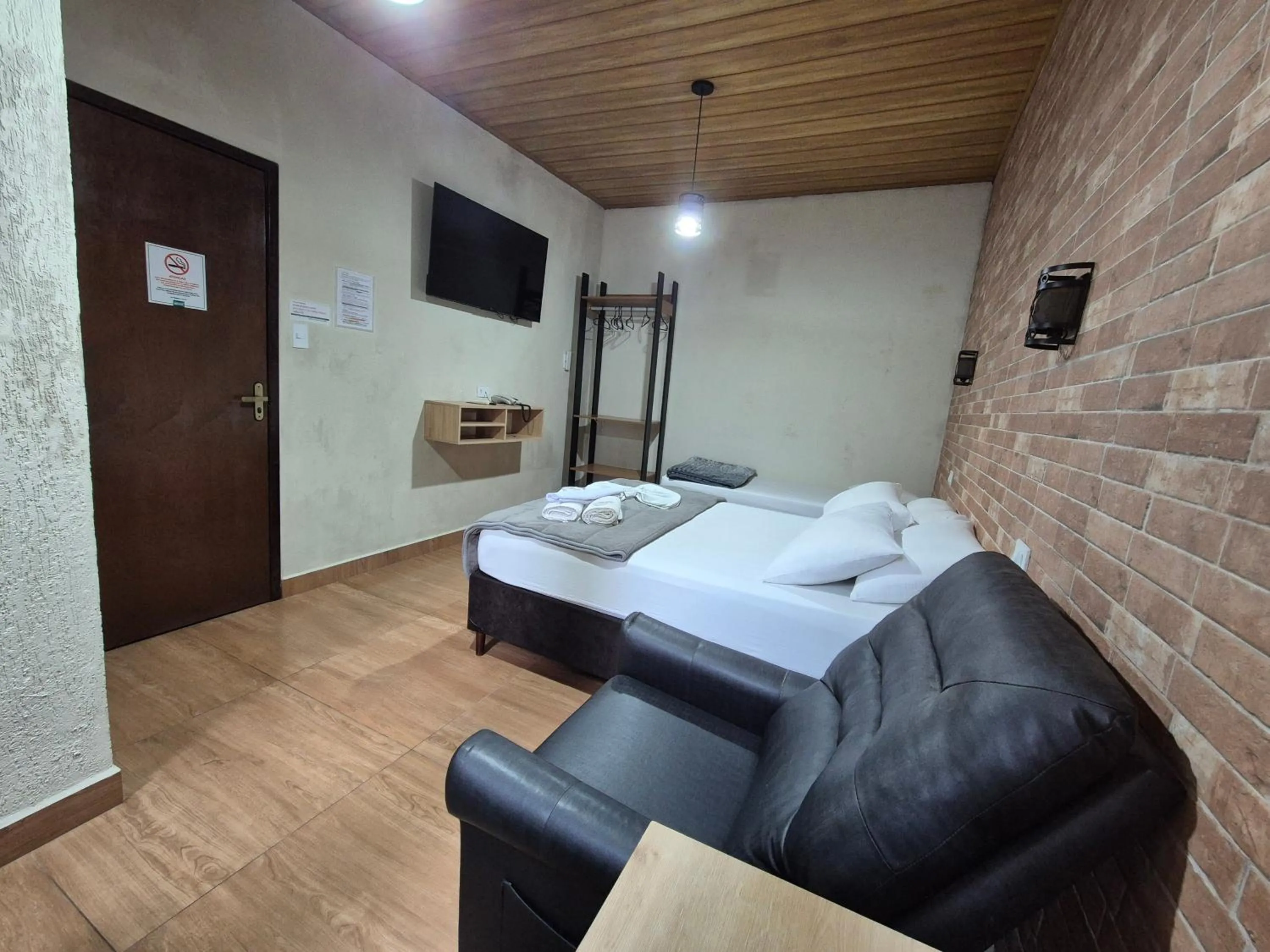 Bed in Hotel Serra do Mar