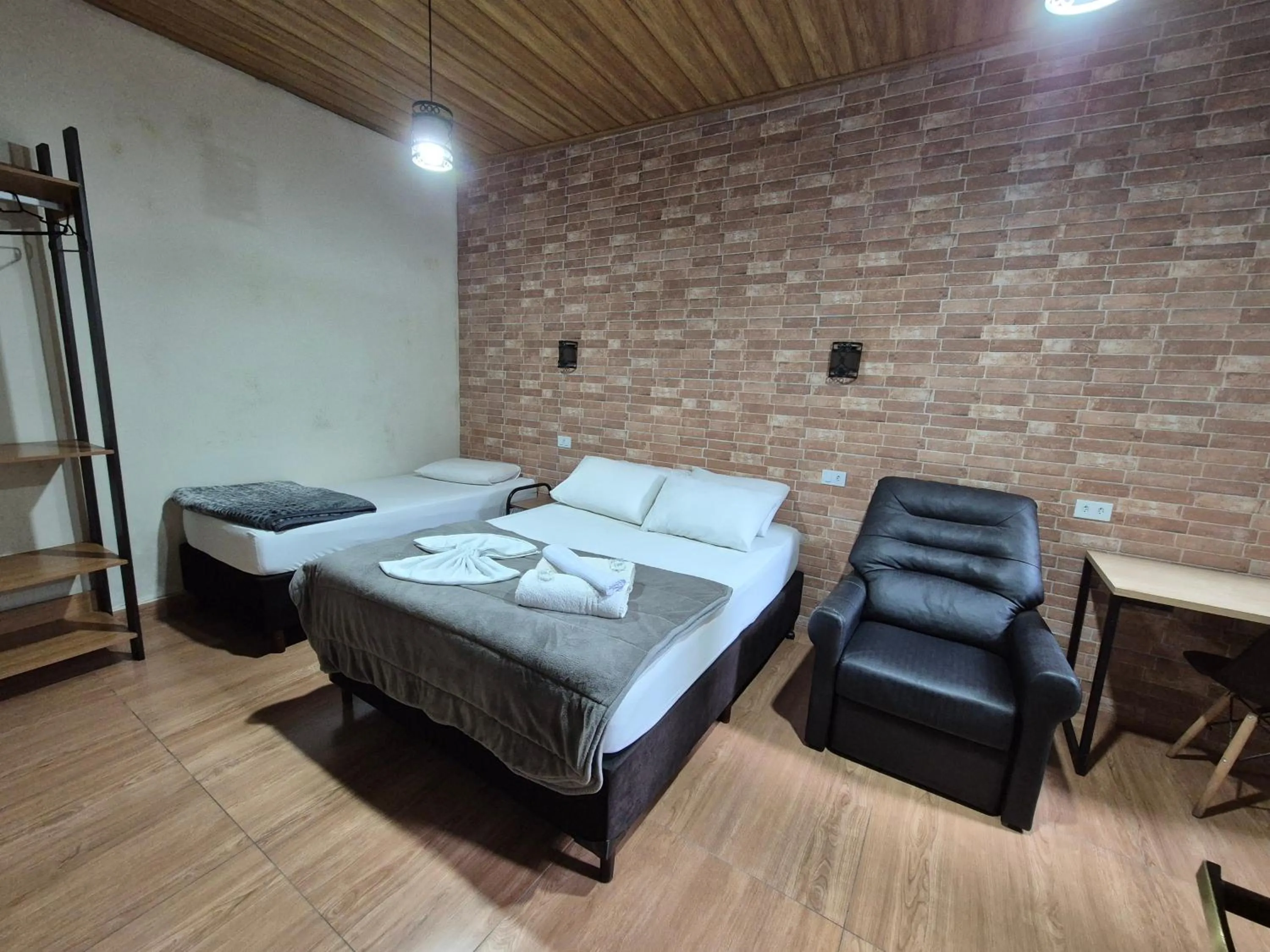 Bed in Hotel Serra do Mar