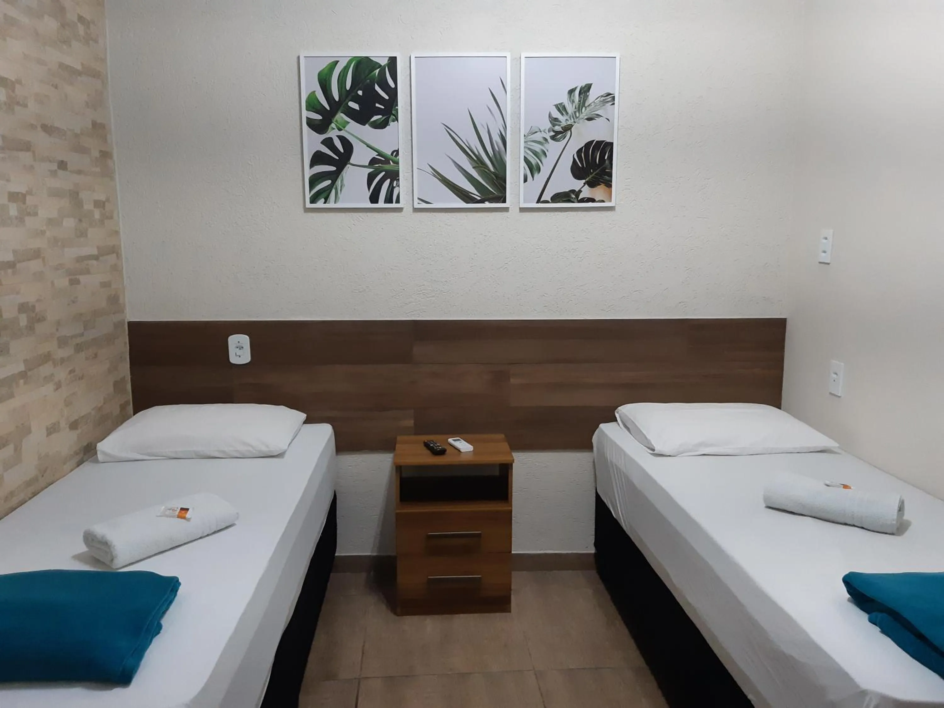 Bed in Hotel Serra do Mar