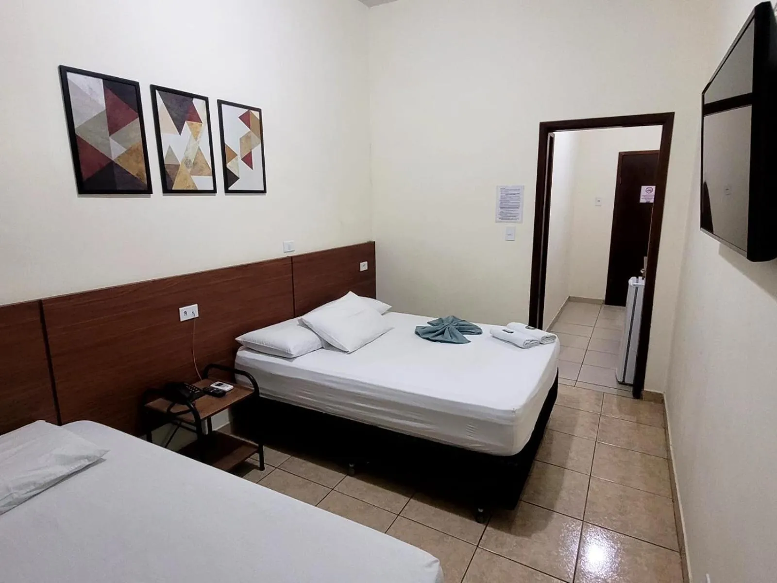 Bed in Hotel Serra do Mar