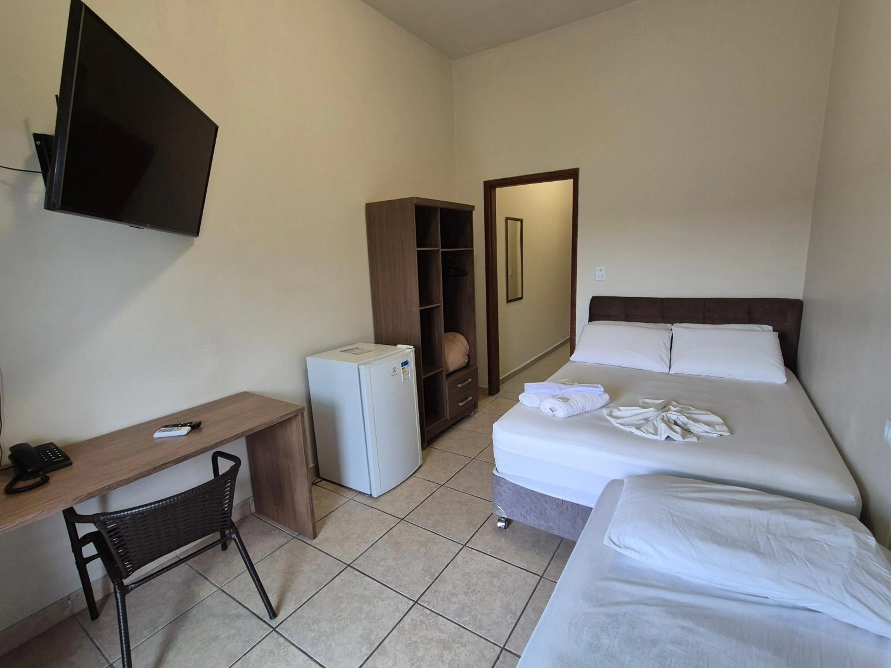 Bed in Hotel Serra do Mar