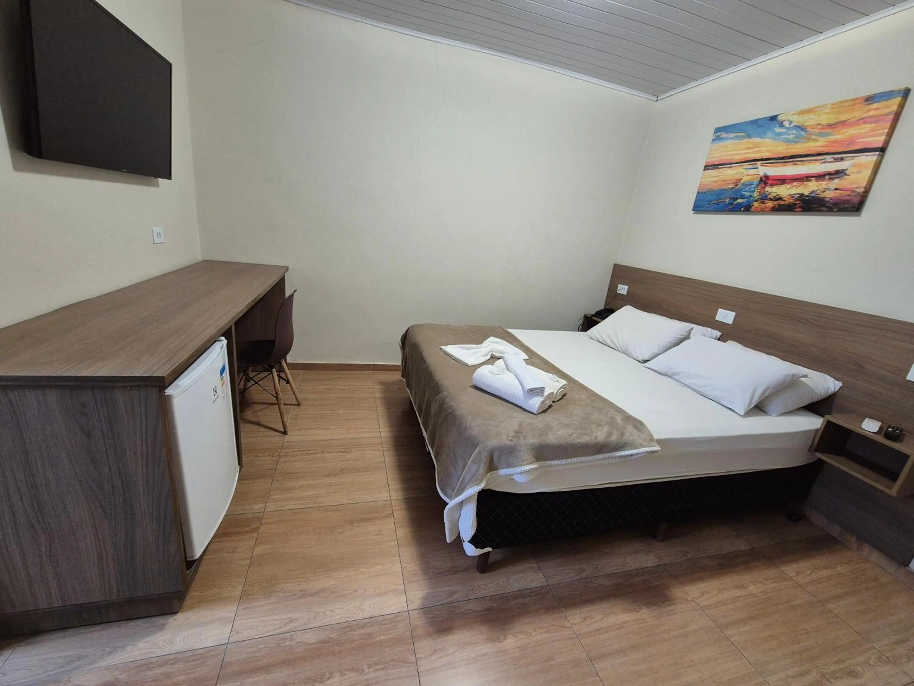 Bed in Hotel Serra do Mar