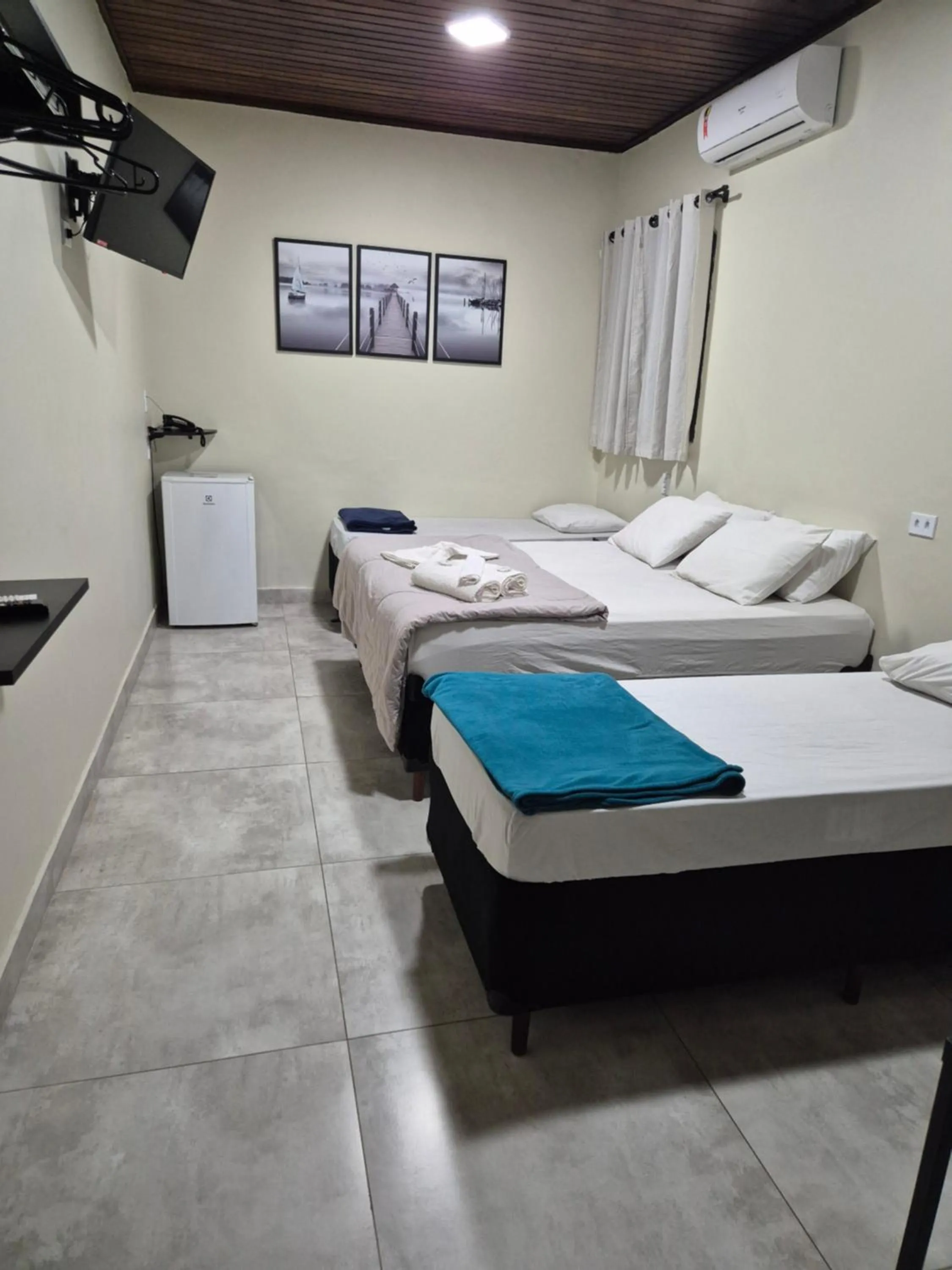 Bed in Hotel Serra do Mar