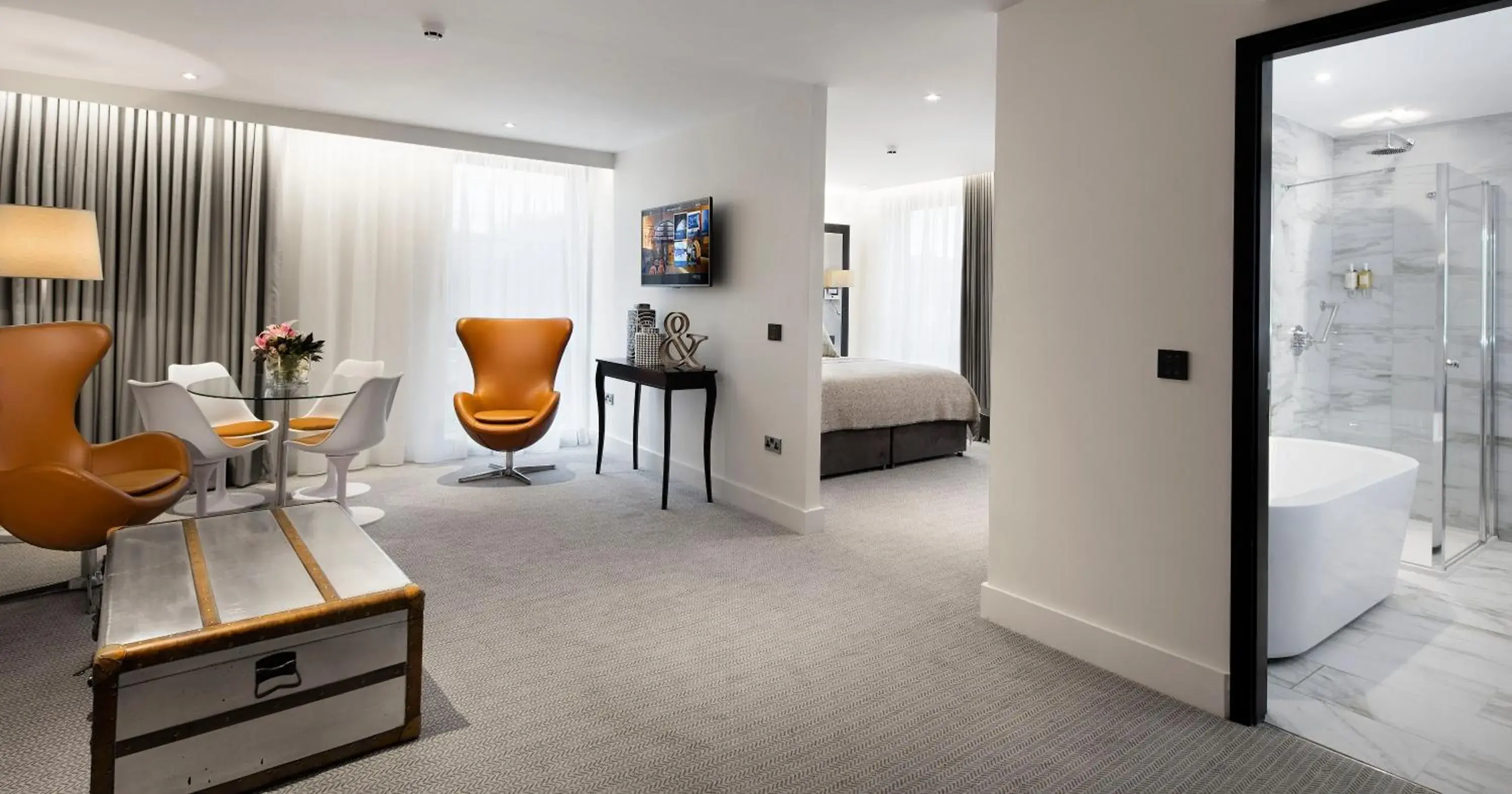 Living room, Bed in The Address Connolly Living room, Bed in The Address Connolly