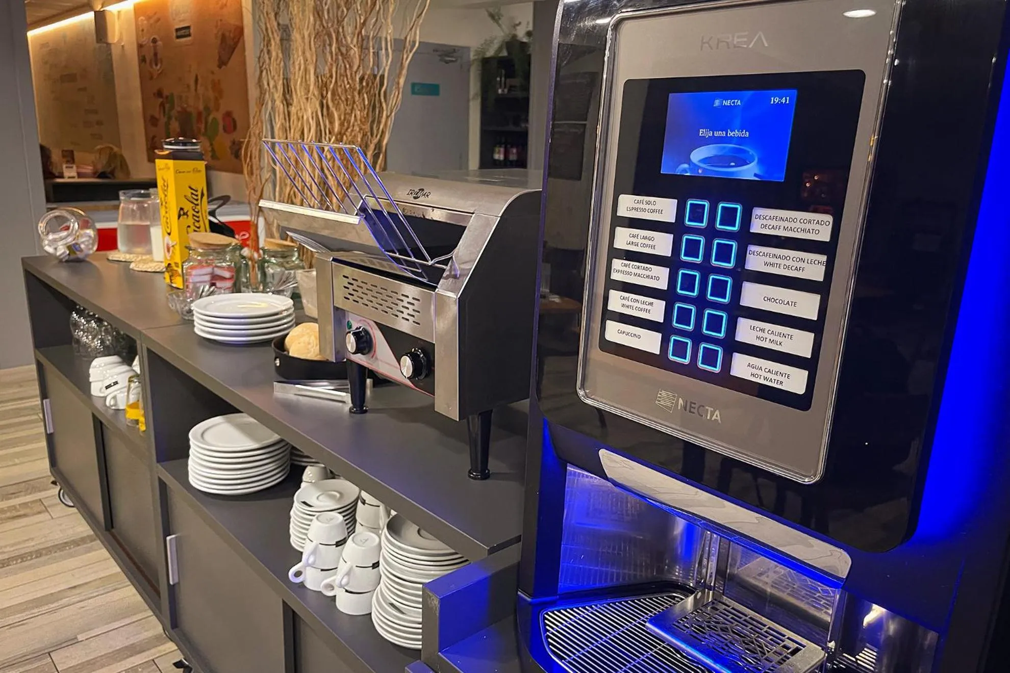 Continental breakfast in Te Maná Hotel