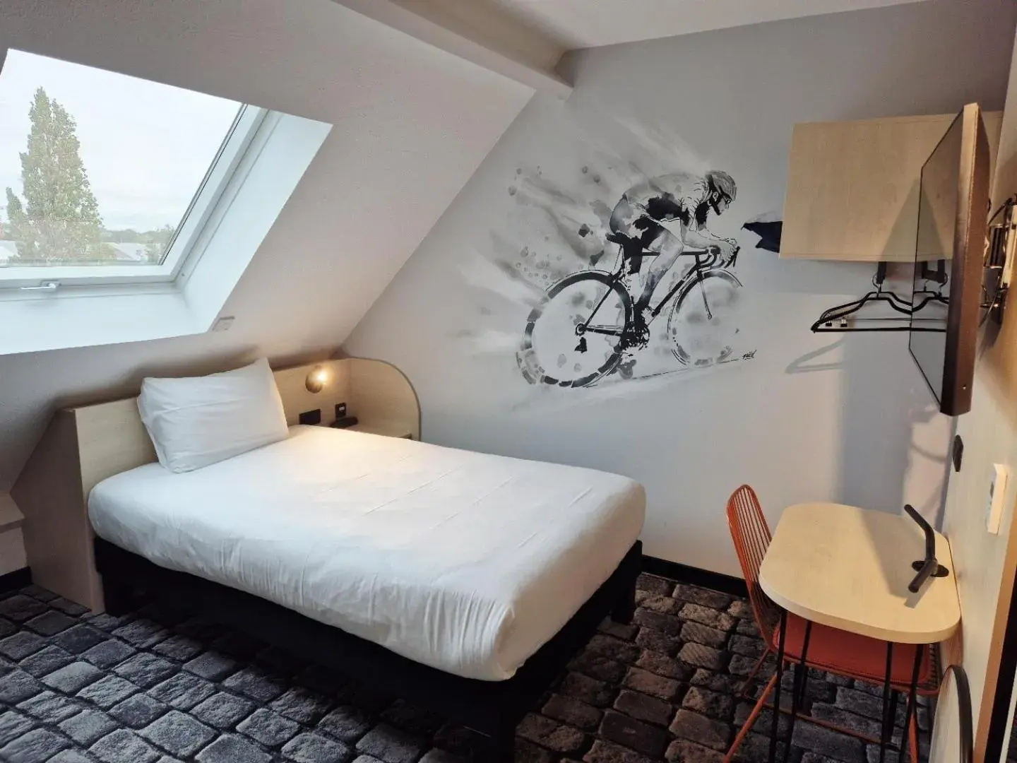 Standard Single Room in Hôtel Morphée Lille Villeneuve d'Ascq Standard Single Room in Hôtel Morphée Lille Villeneuve d'Ascq