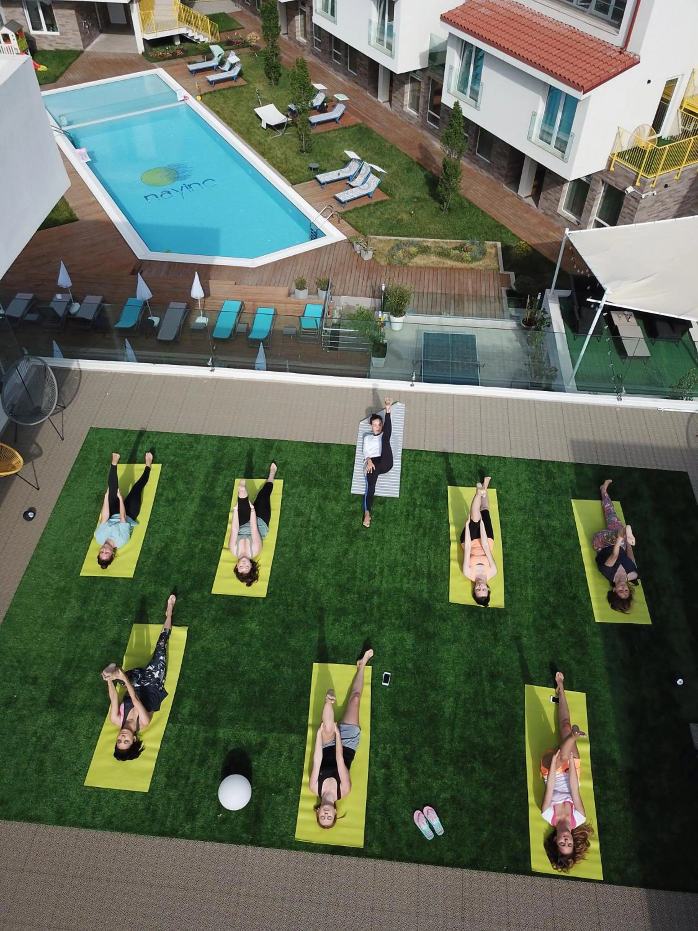 People in Nayino Resort Hotel