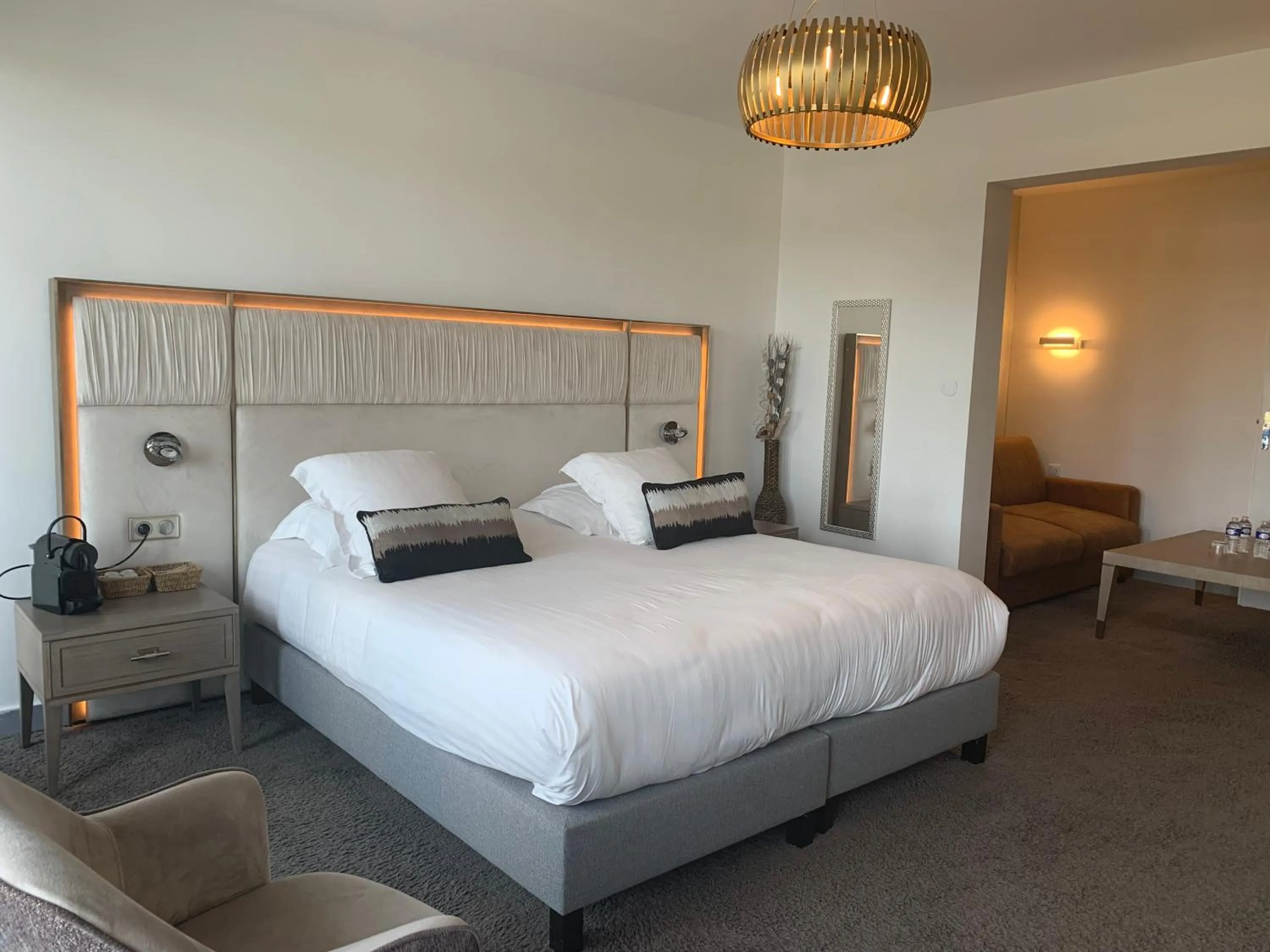 Bed in Le Relais Du Lac