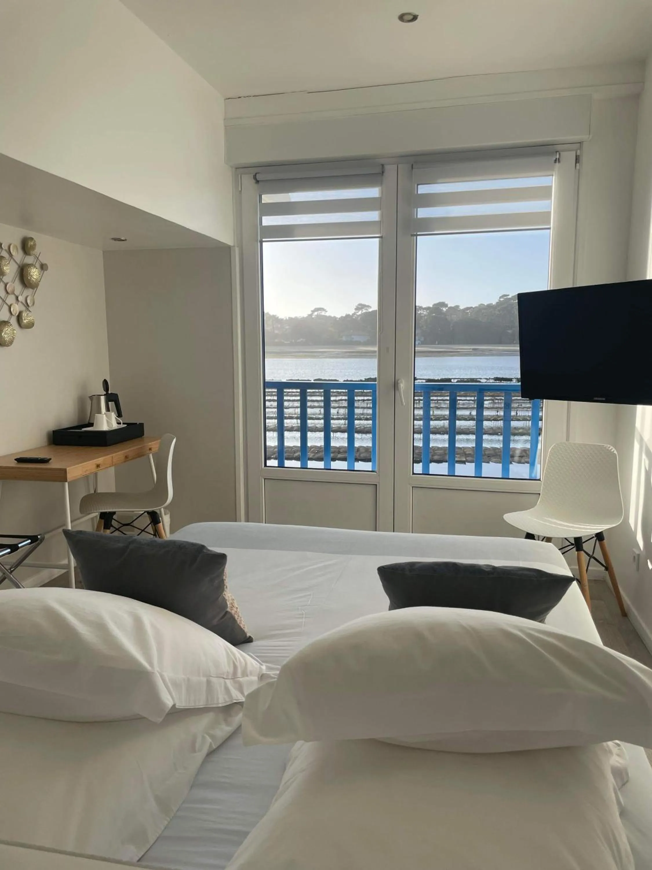 Bed in Le Relais Du Lac