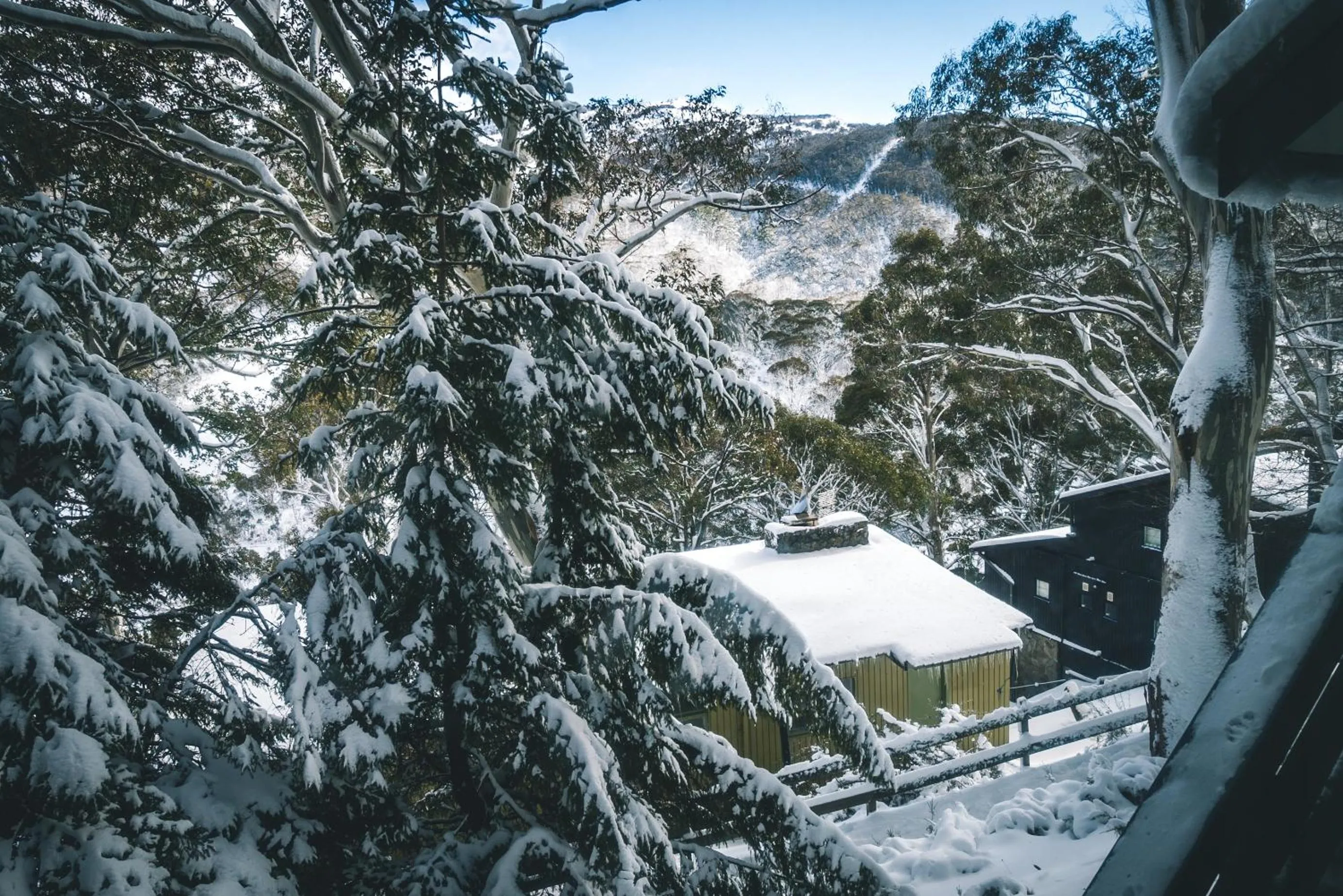 Mountain view in Pure Chalet Thredbo