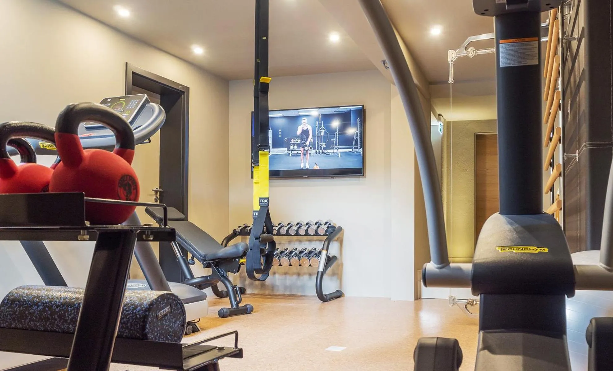 Fitness centre/facilities in Hotel Restaurant Spa Torkel