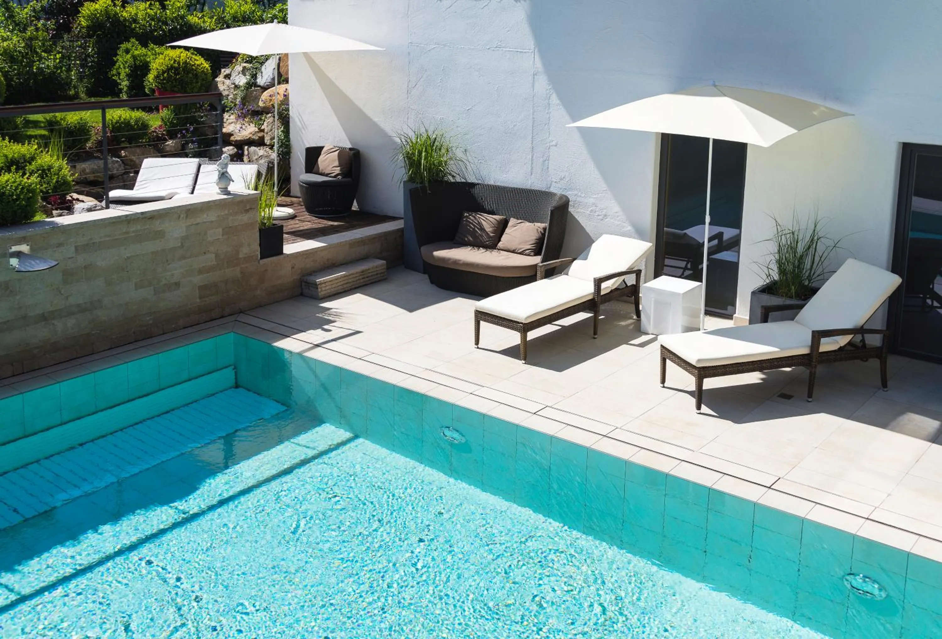 Patio in Hotel Restaurant Spa Torkel