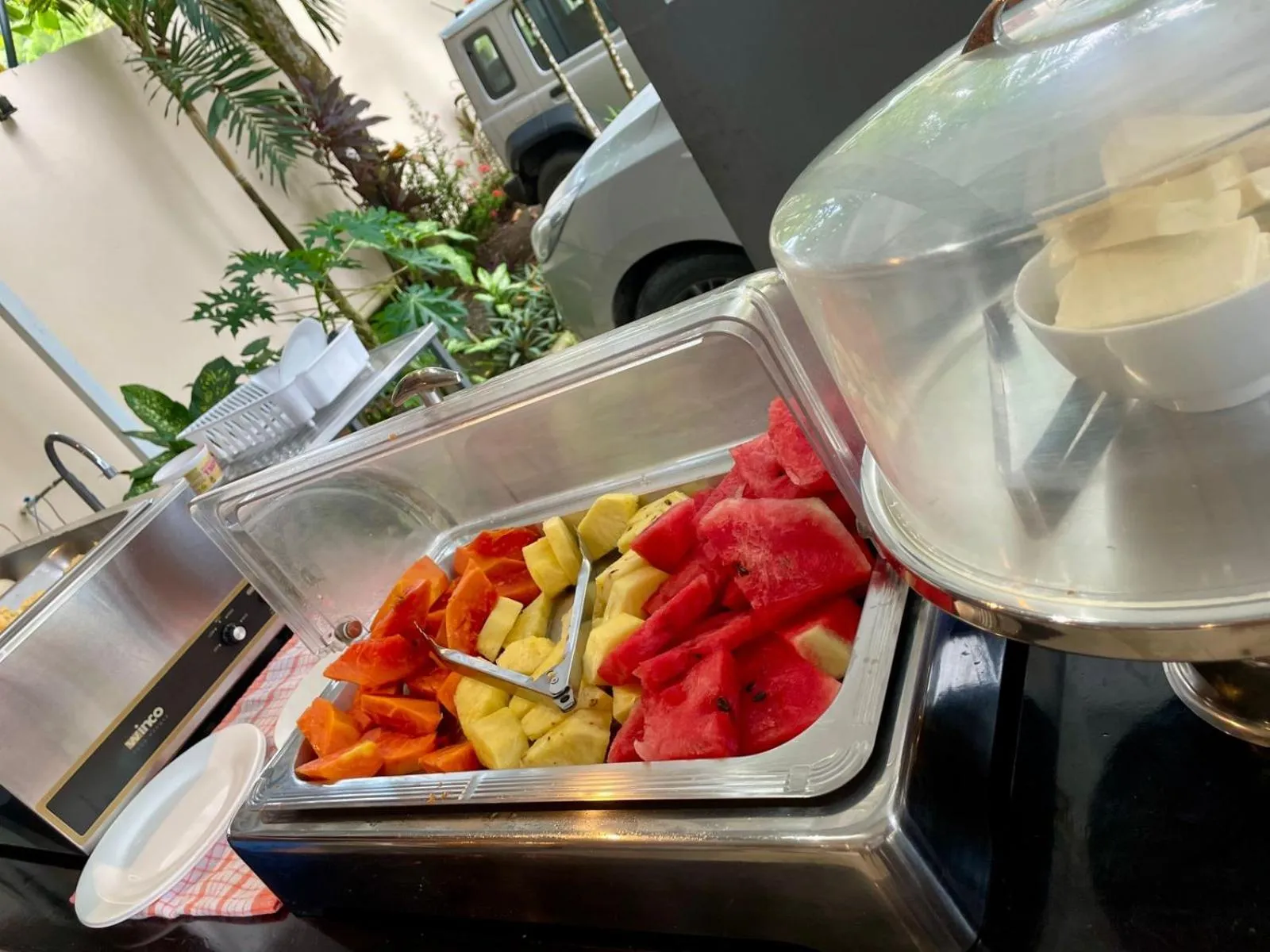 Breakfast in Millenium Manuel Antonio Park and beach