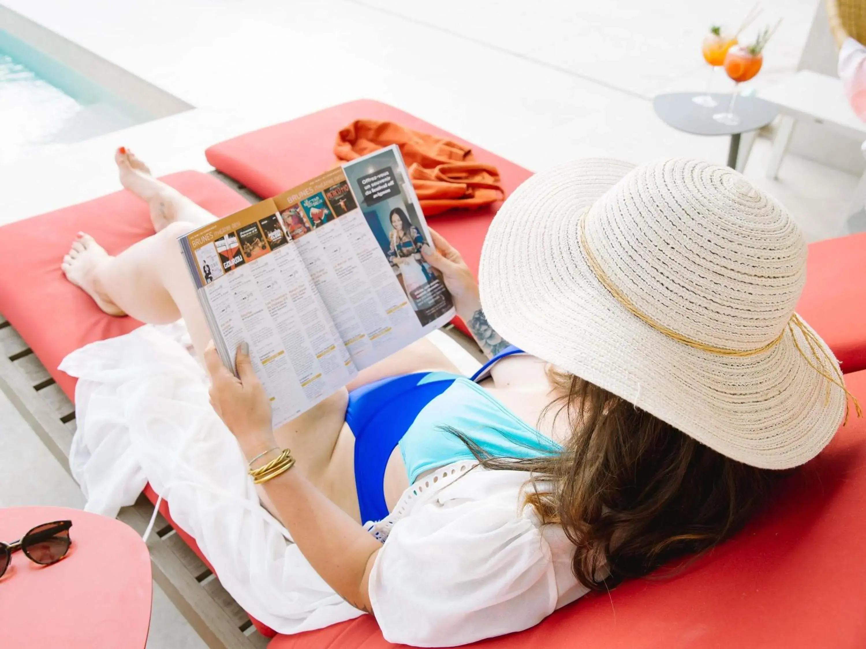 Pool view in Mercure Avignon Gare TGV Pool view in Mercure Avignon Gare TGV