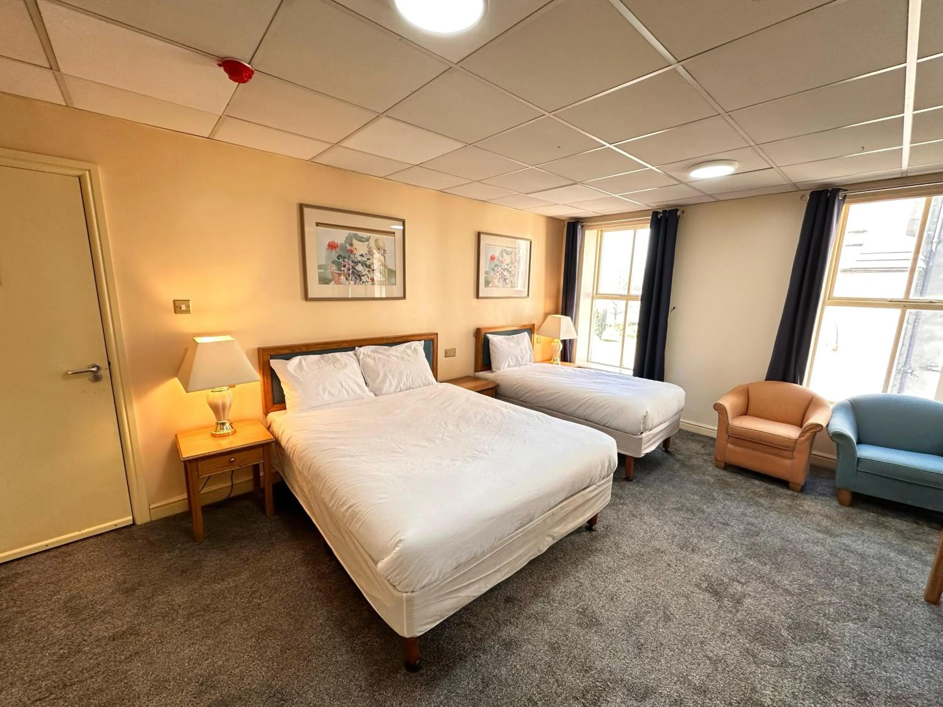 Bed in Throstles Nest Hotel