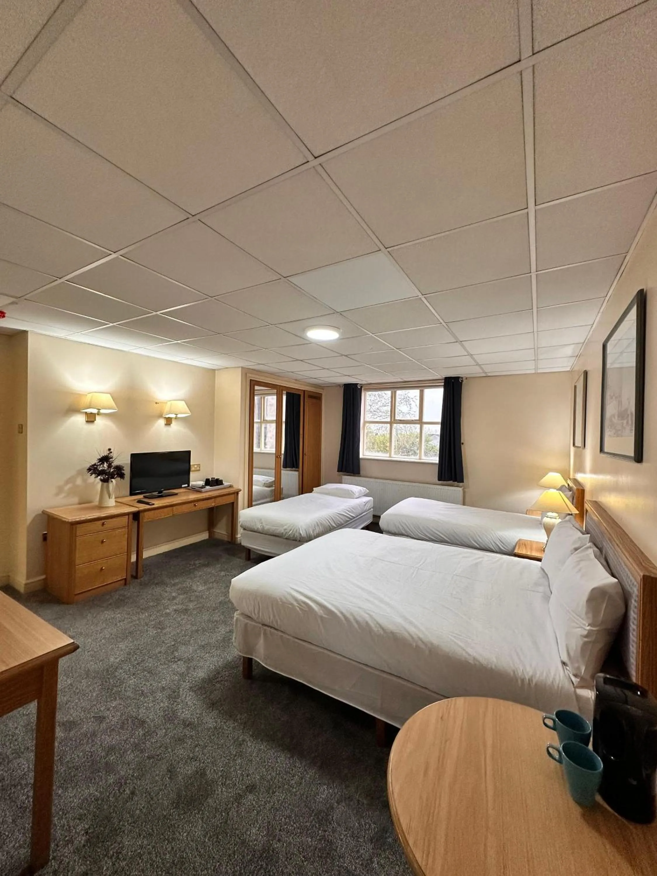 Bed in Throstles Nest Hotel