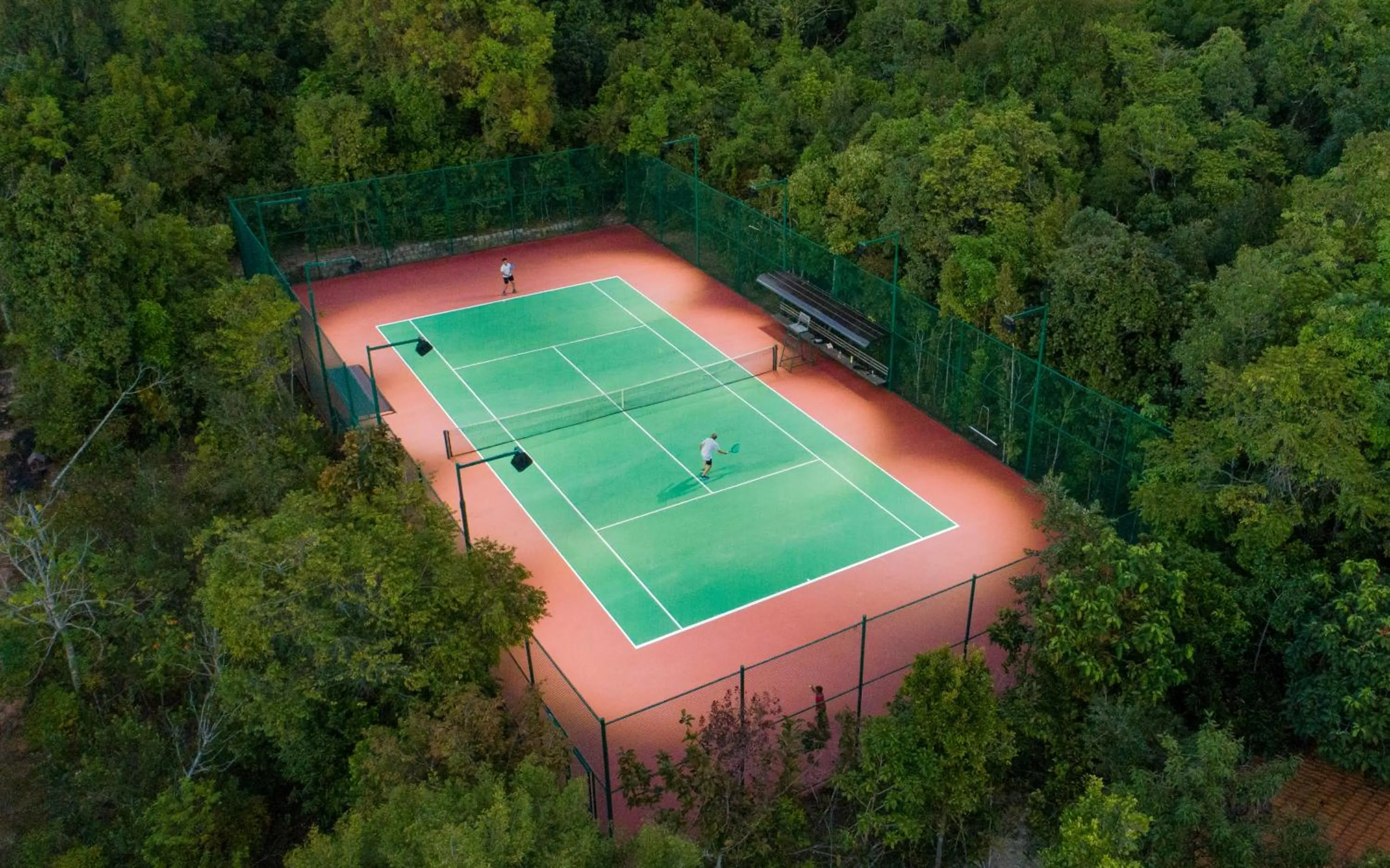 Tennis court in Green Bay Phu Quoc Resort & Spa