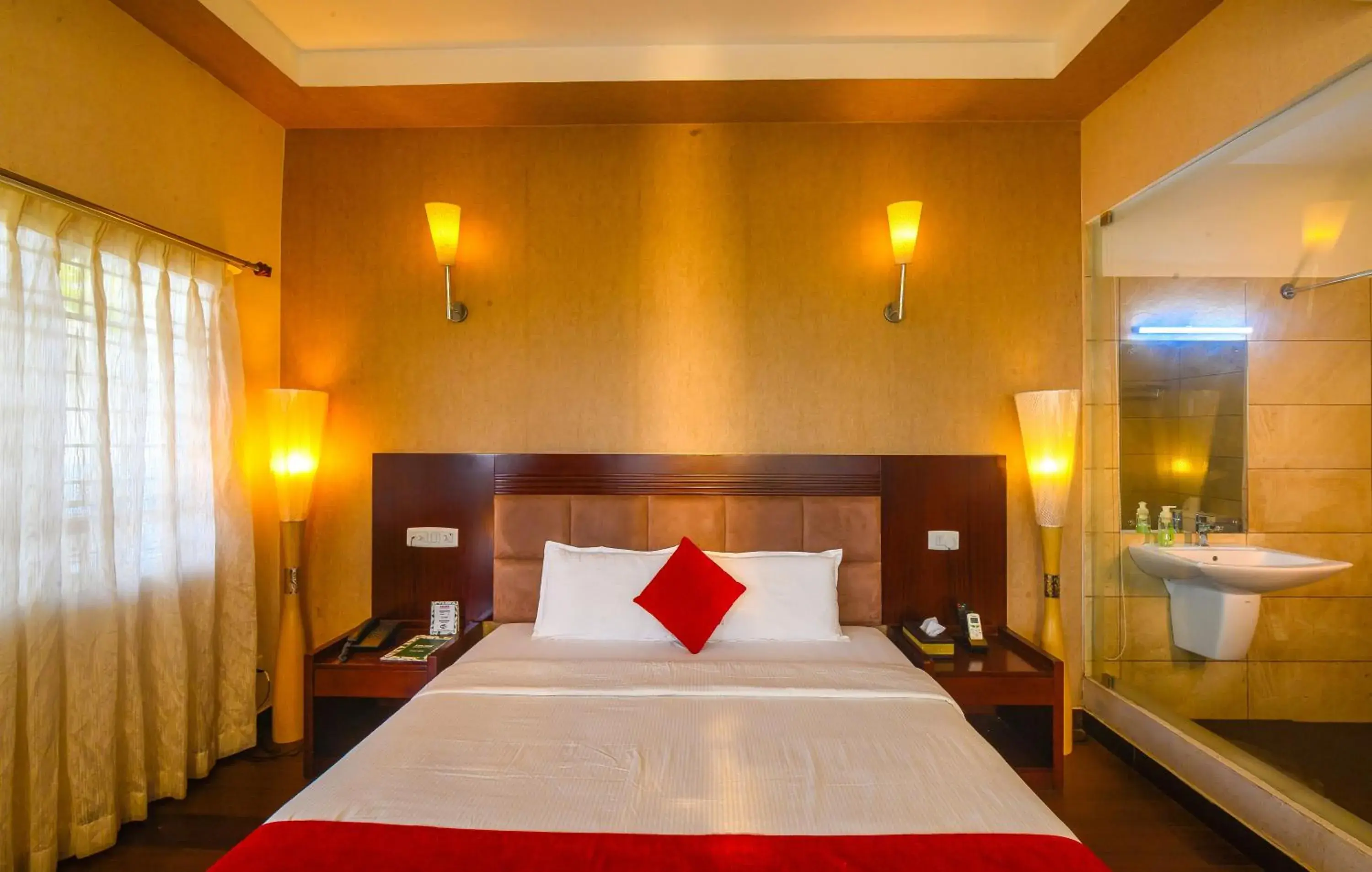 Bed in Cyrus Resort Bed in Cyrus Resort