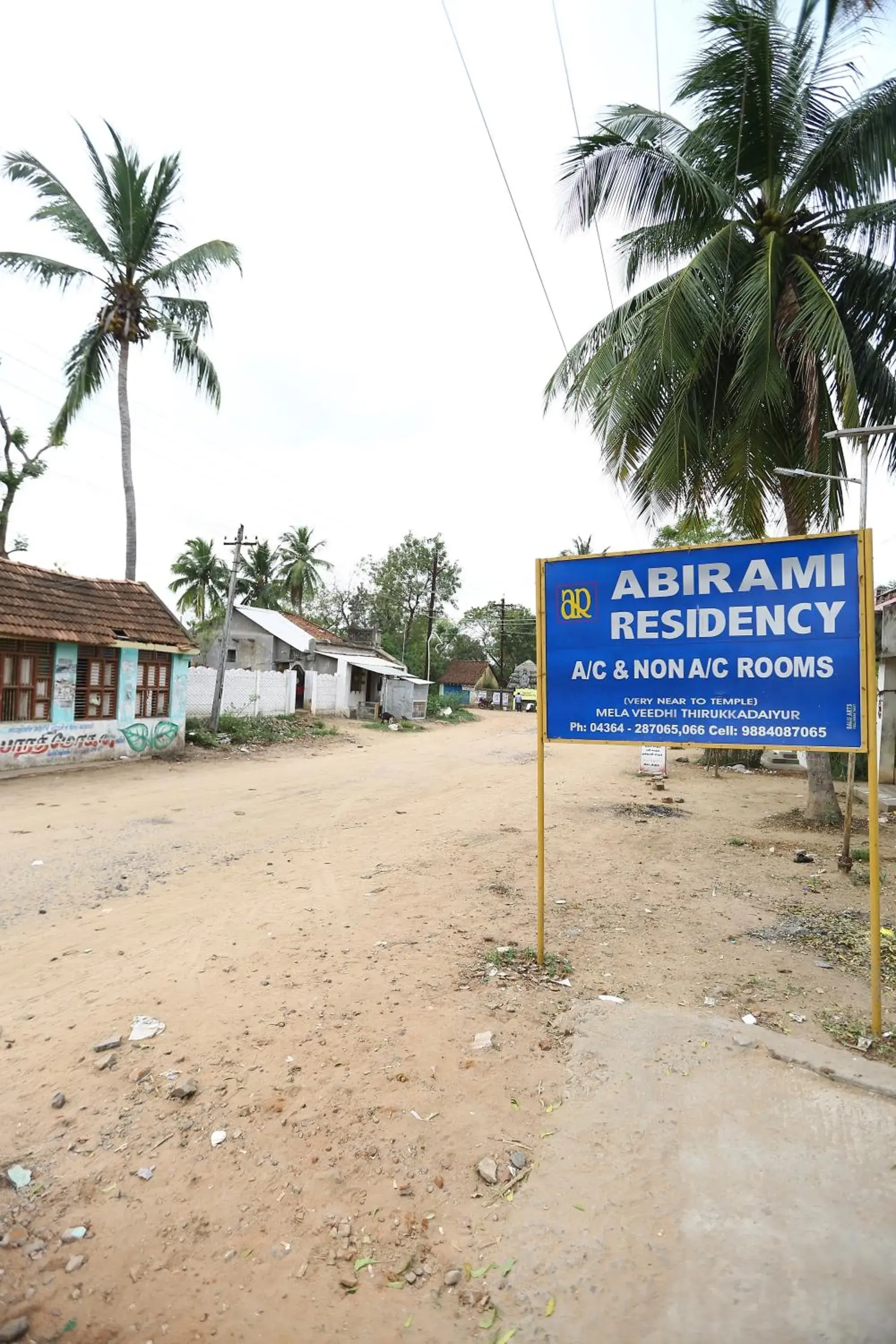 Facade/entrance in Abirami Residency Facade/entrance in Abirami Residency
