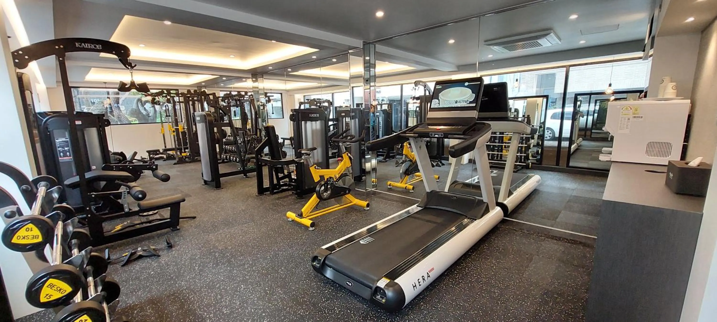 Fitness centre/facilities in Seosan Aria Hotel