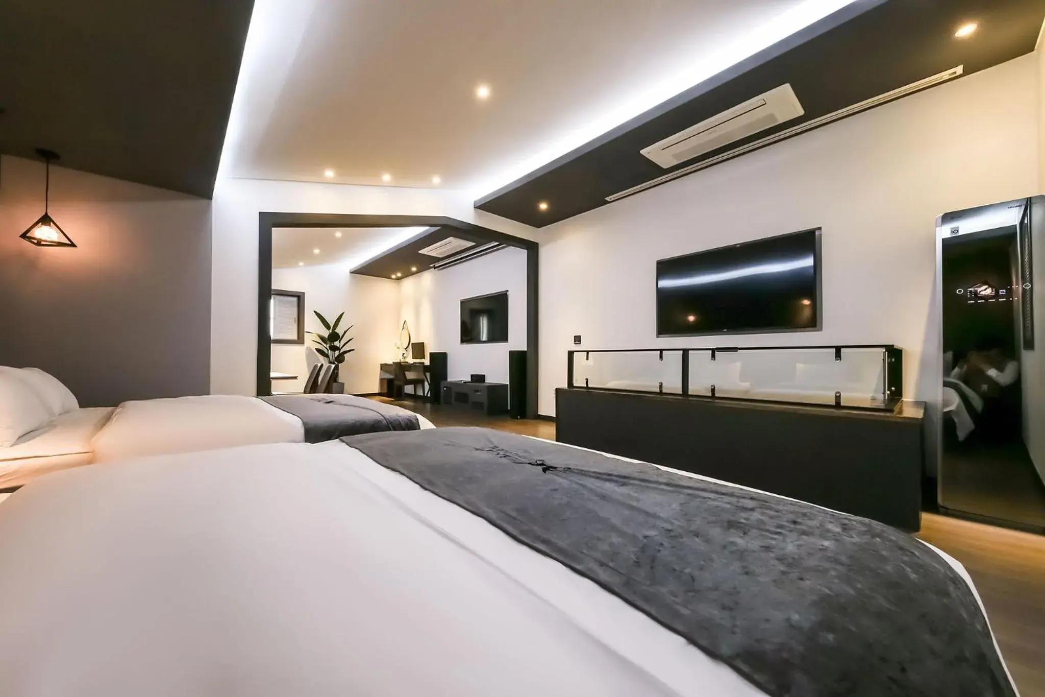 Bed in Seosan Aria Hotel Bed in Seosan Aria Hotel