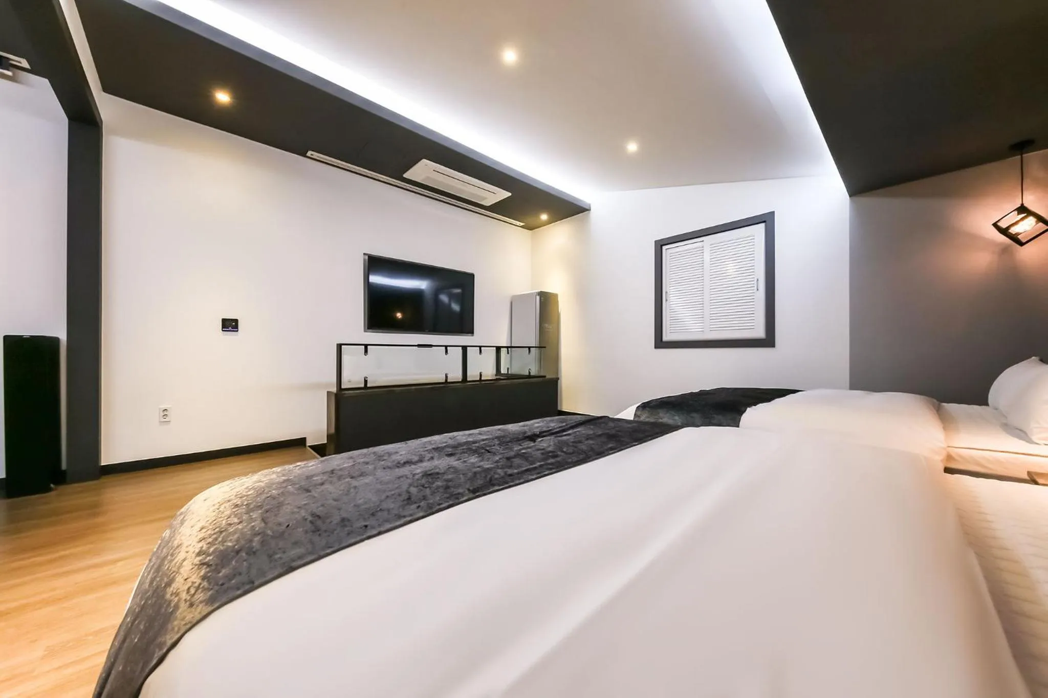 Bed in Seosan Aria Hotel