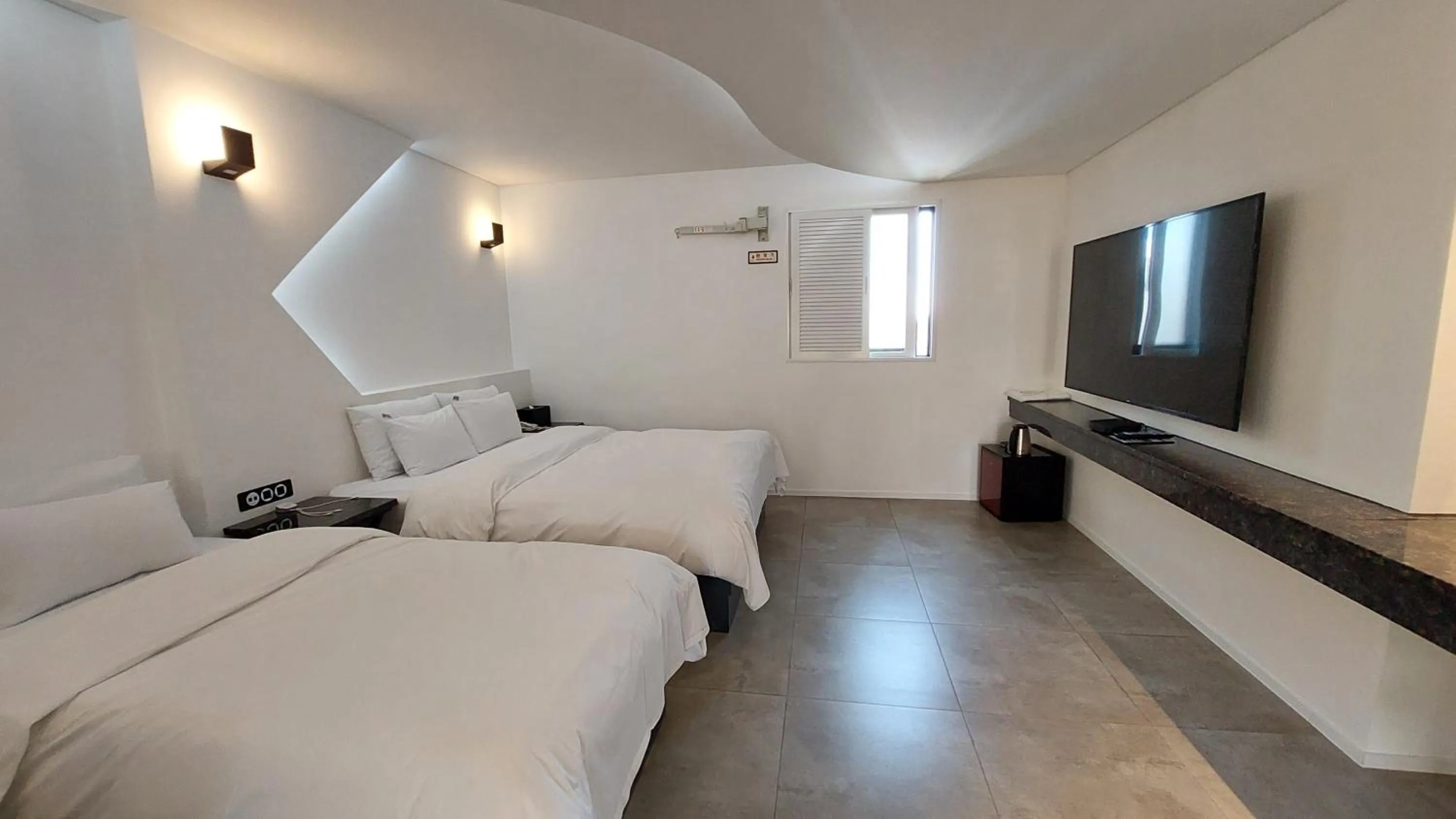 Bed in Seosan Aria Hotel