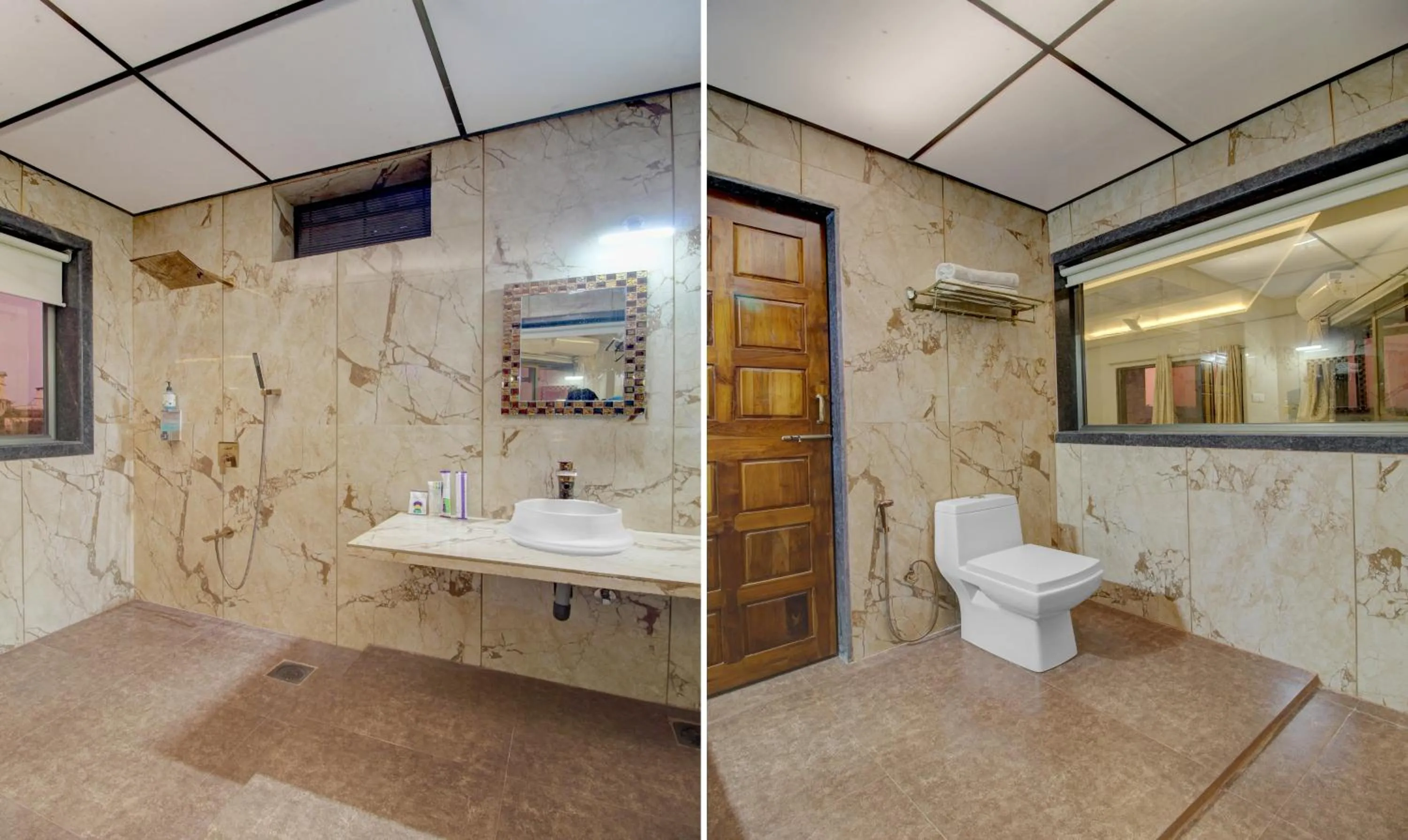 Bathroom in Treebo Jeevan Village