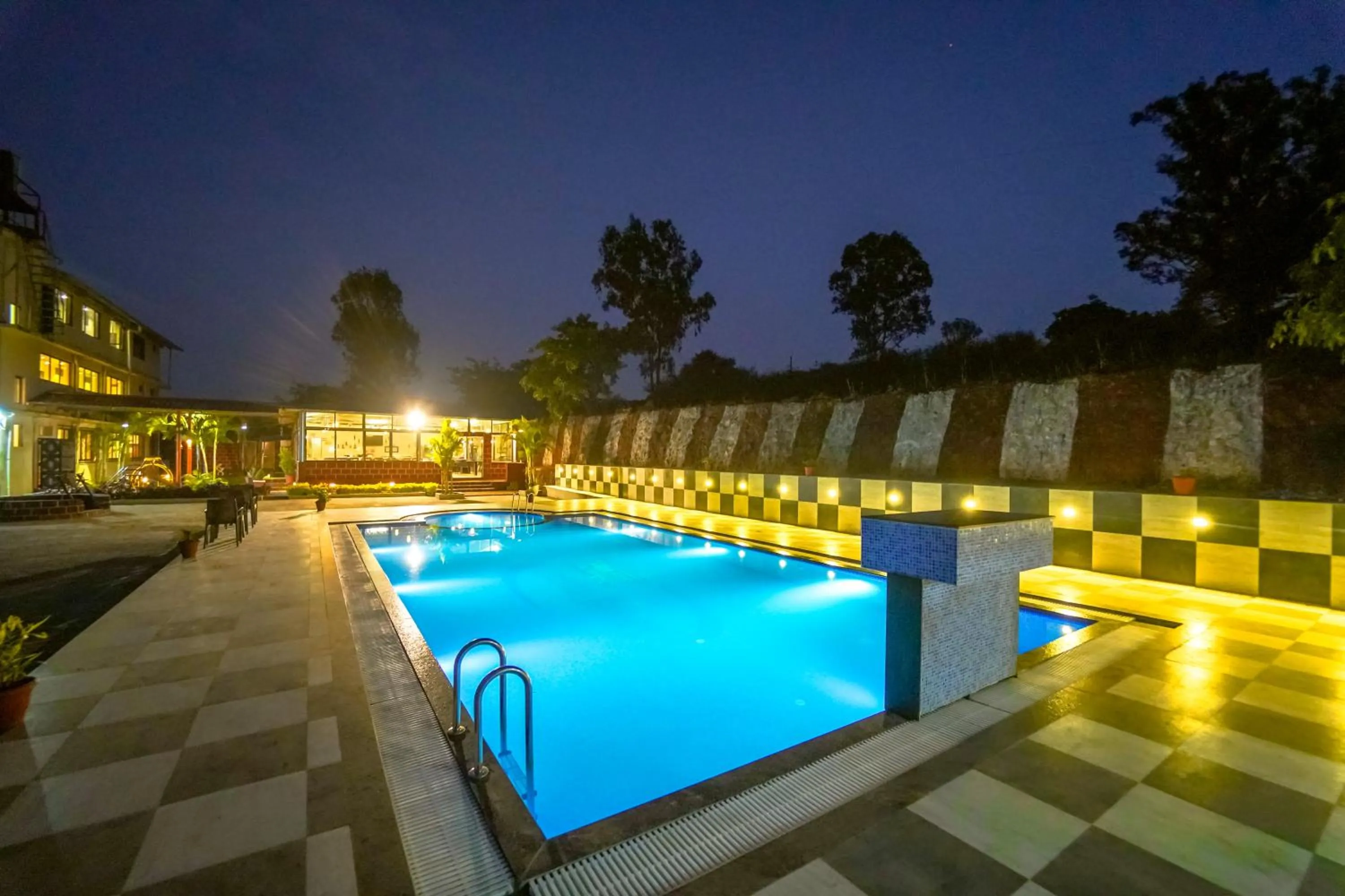 Swimming pool in Treebo Jeevan Village