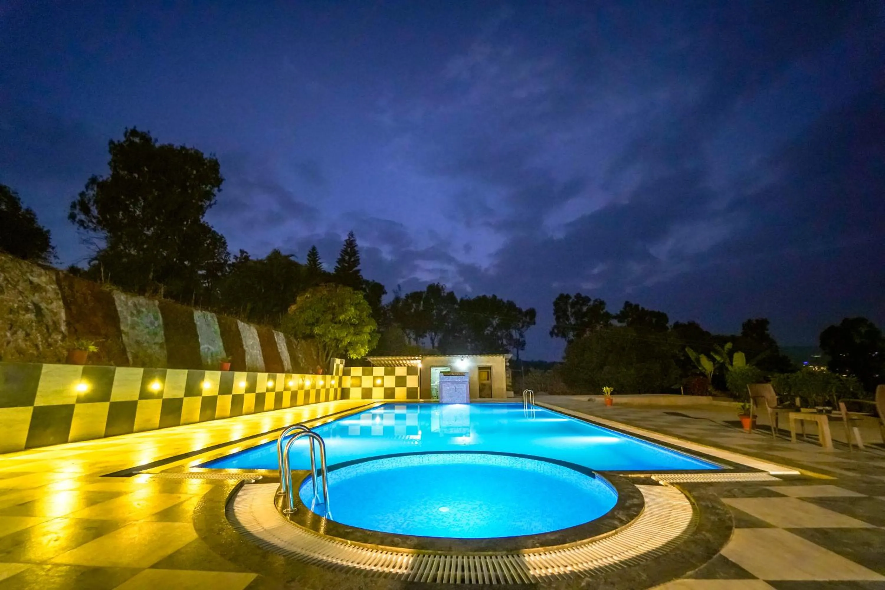 Swimming pool in Treebo Jeevan Village