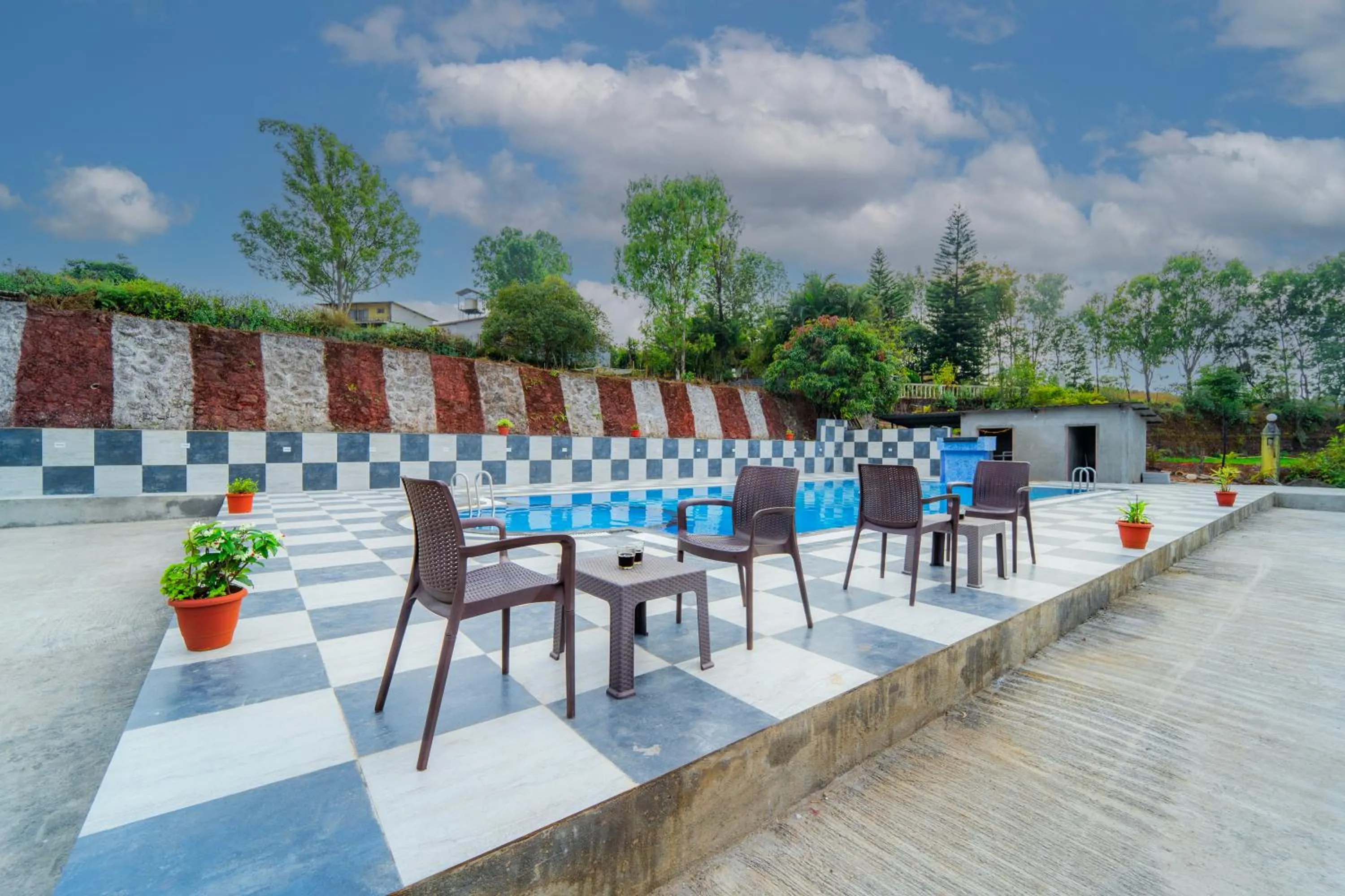 Swimming pool in Treebo Jeevan Village