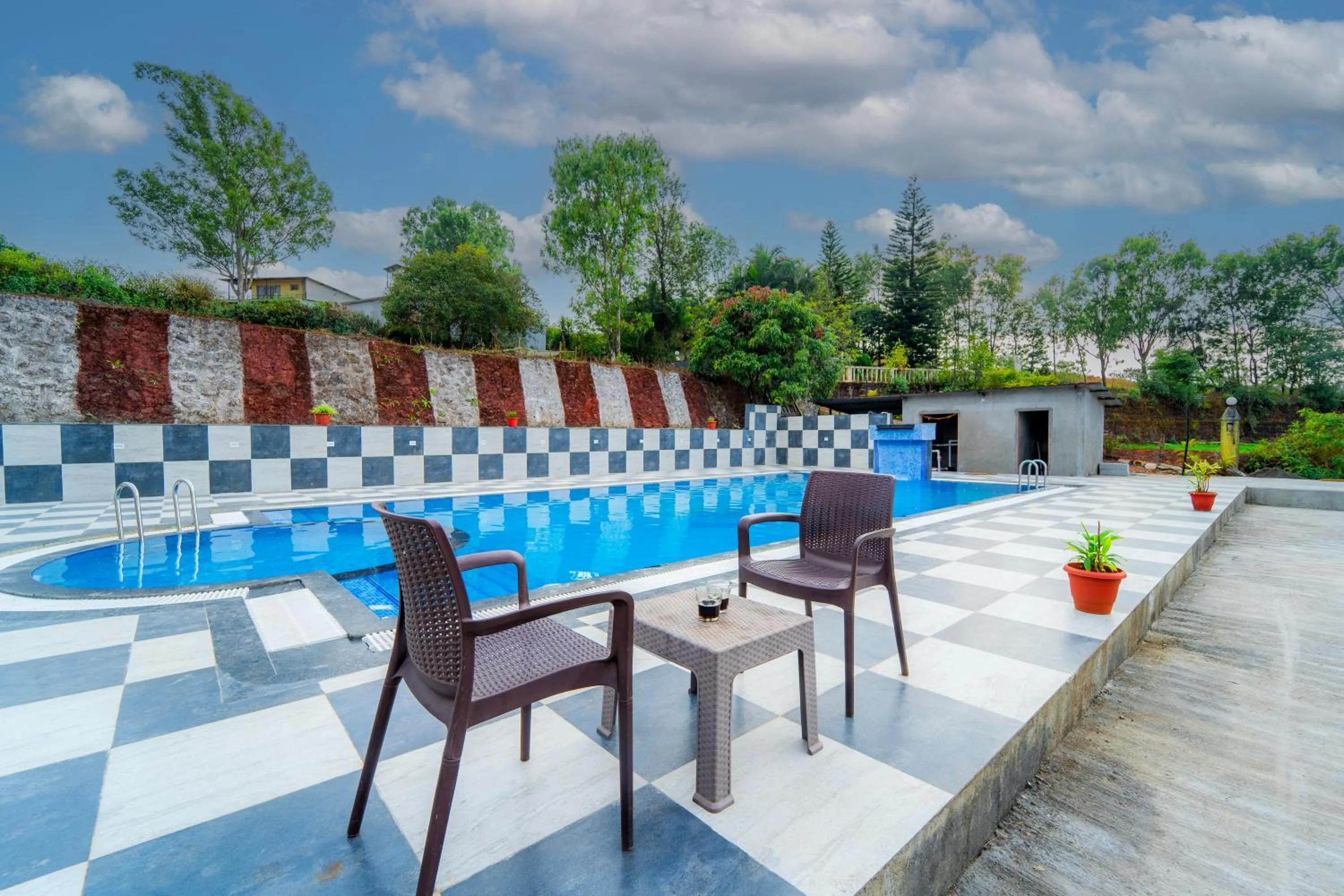 Swimming pool in Treebo Jeevan Village