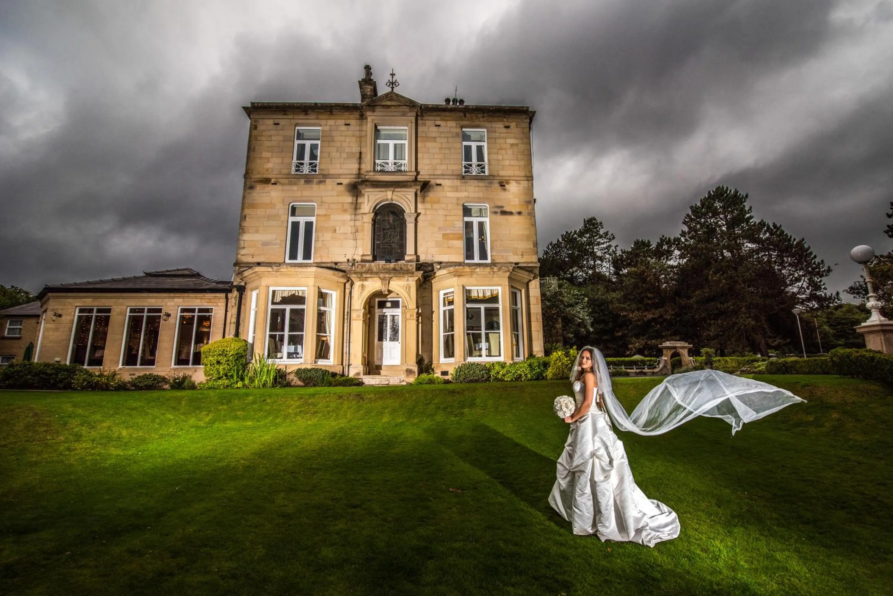 Patio in Astley Bank Hotel