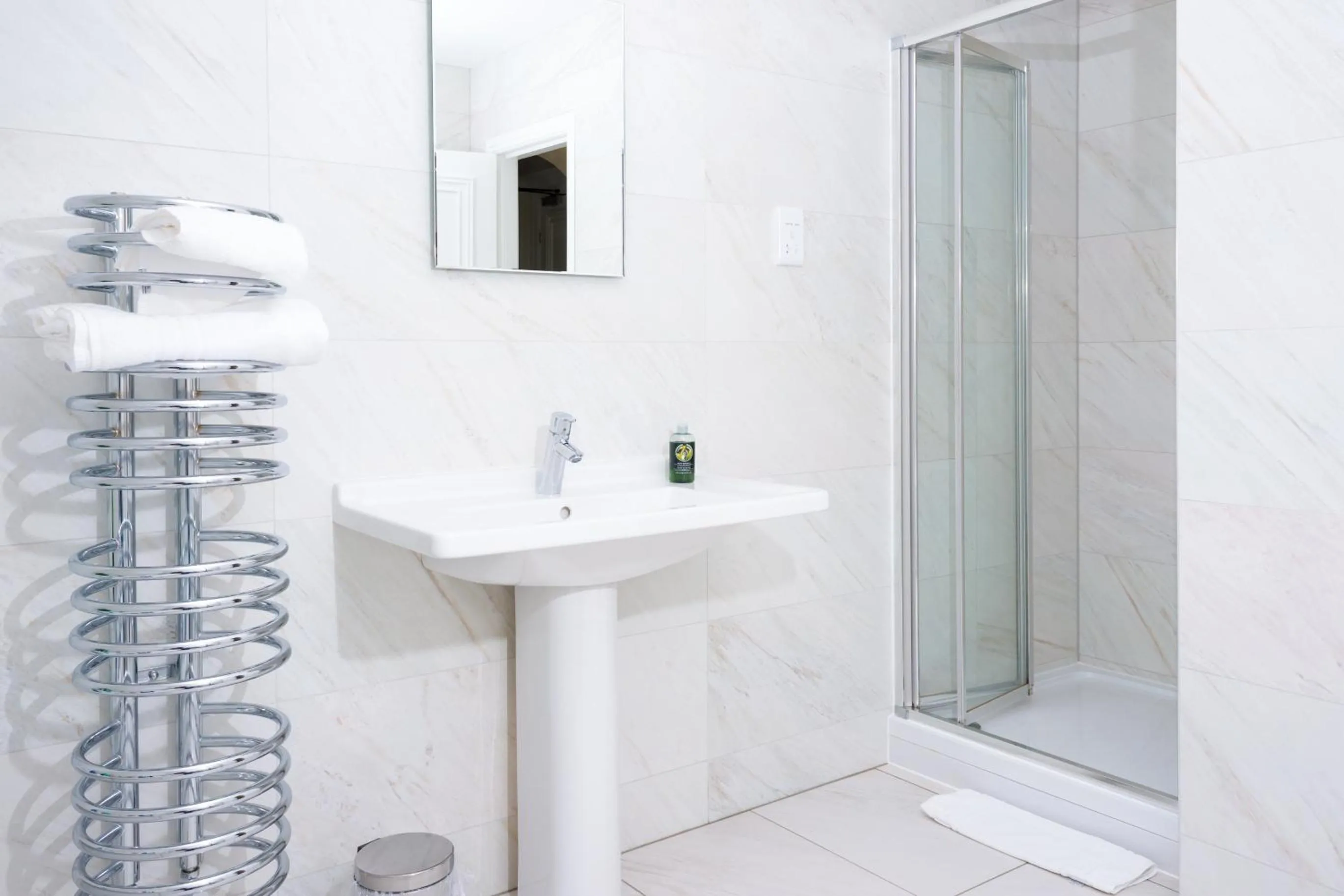 Shower in Astley Bank Hotel