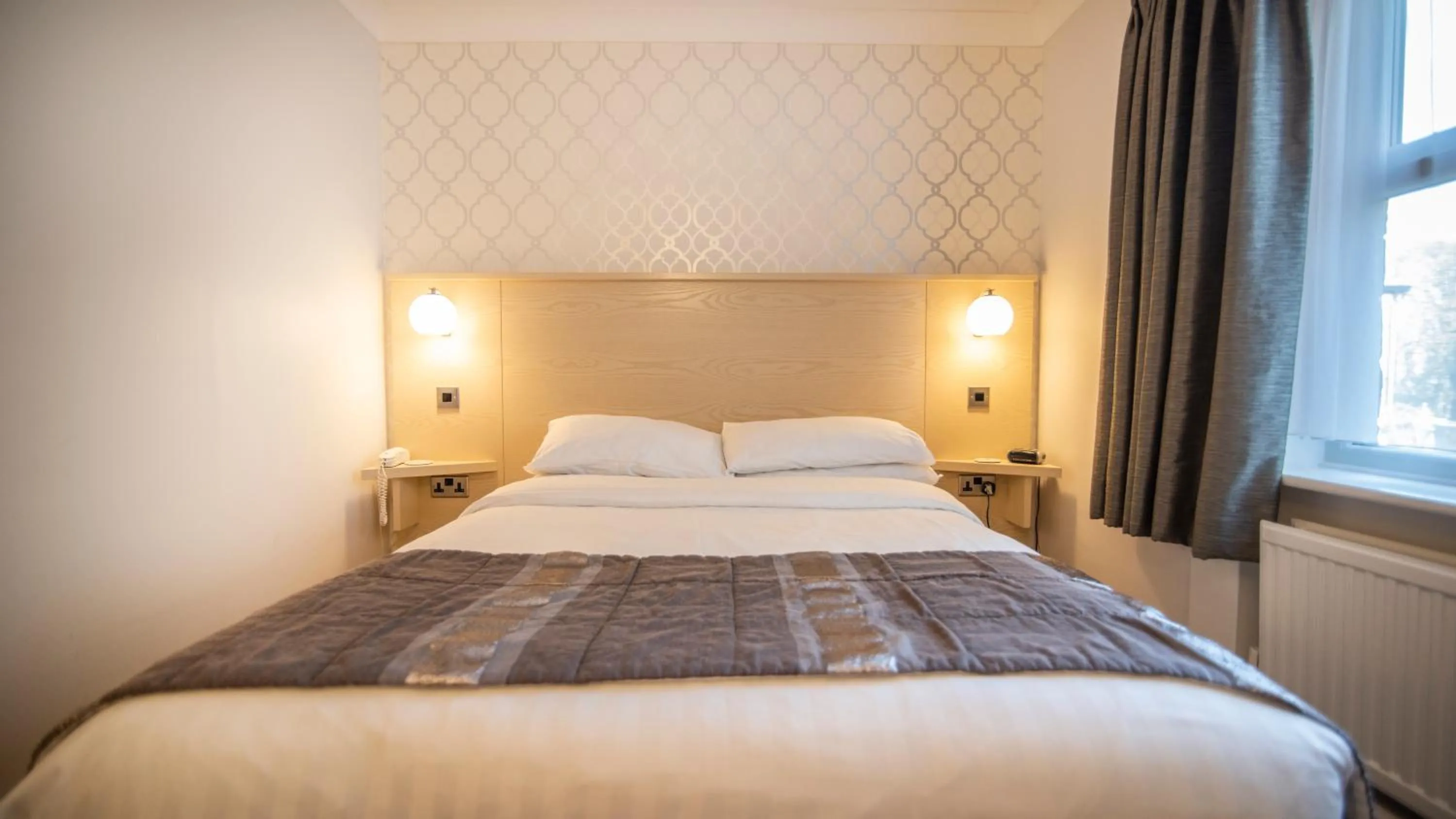 Bed in Astley Bank Hotel