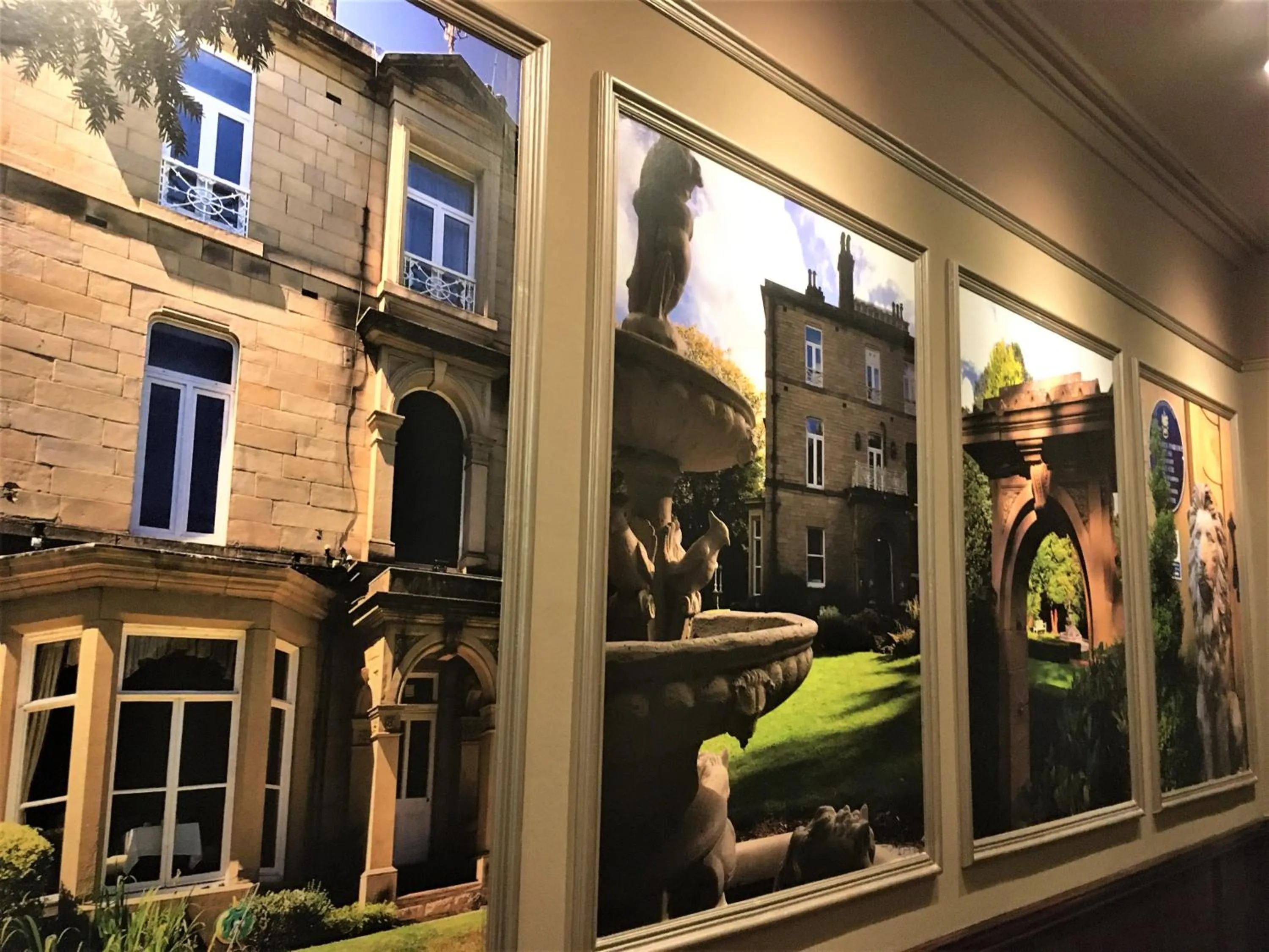 Decorative detail in Astley Bank Hotel